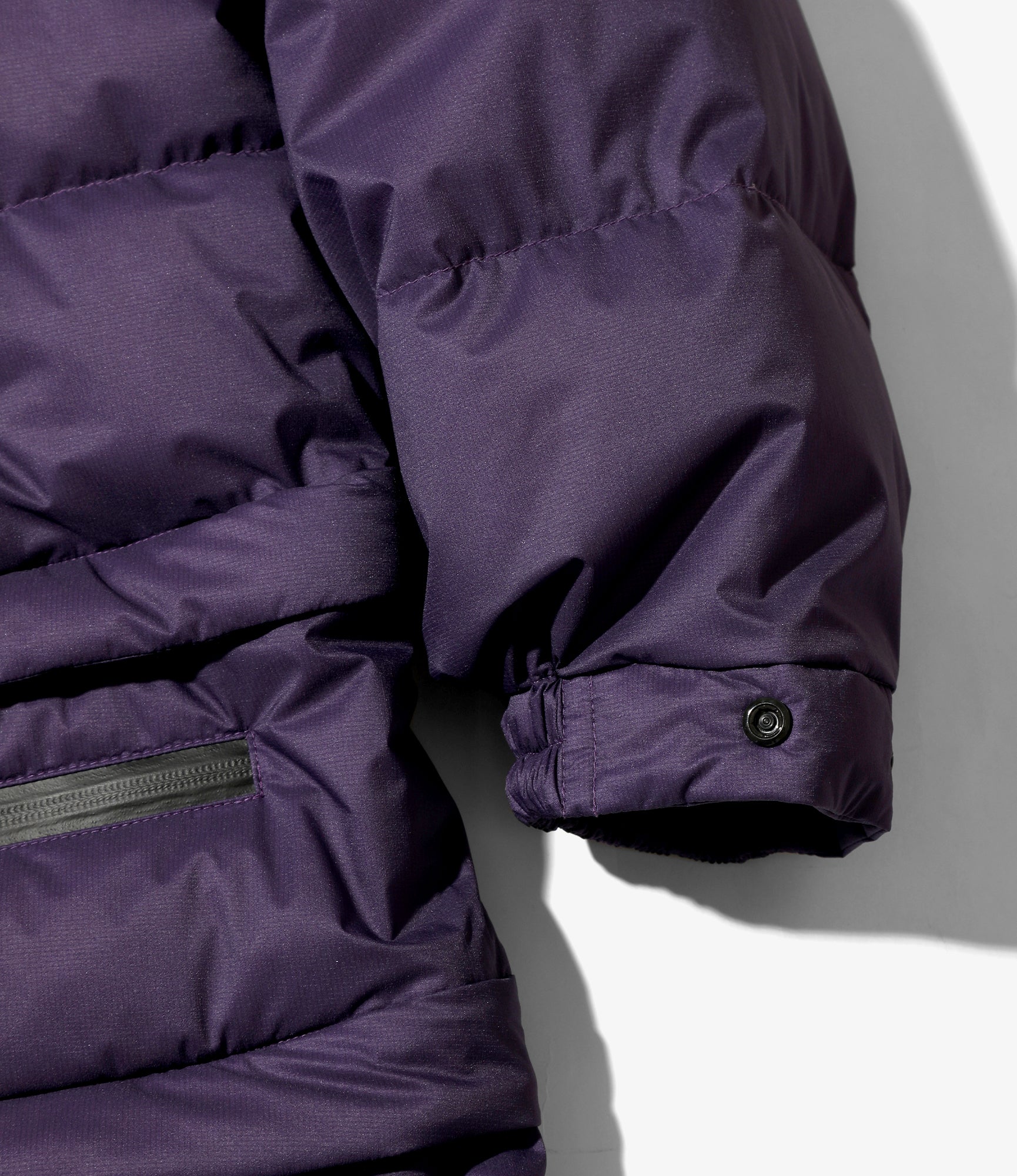 Detachable Down Coat – Purple Nylon
