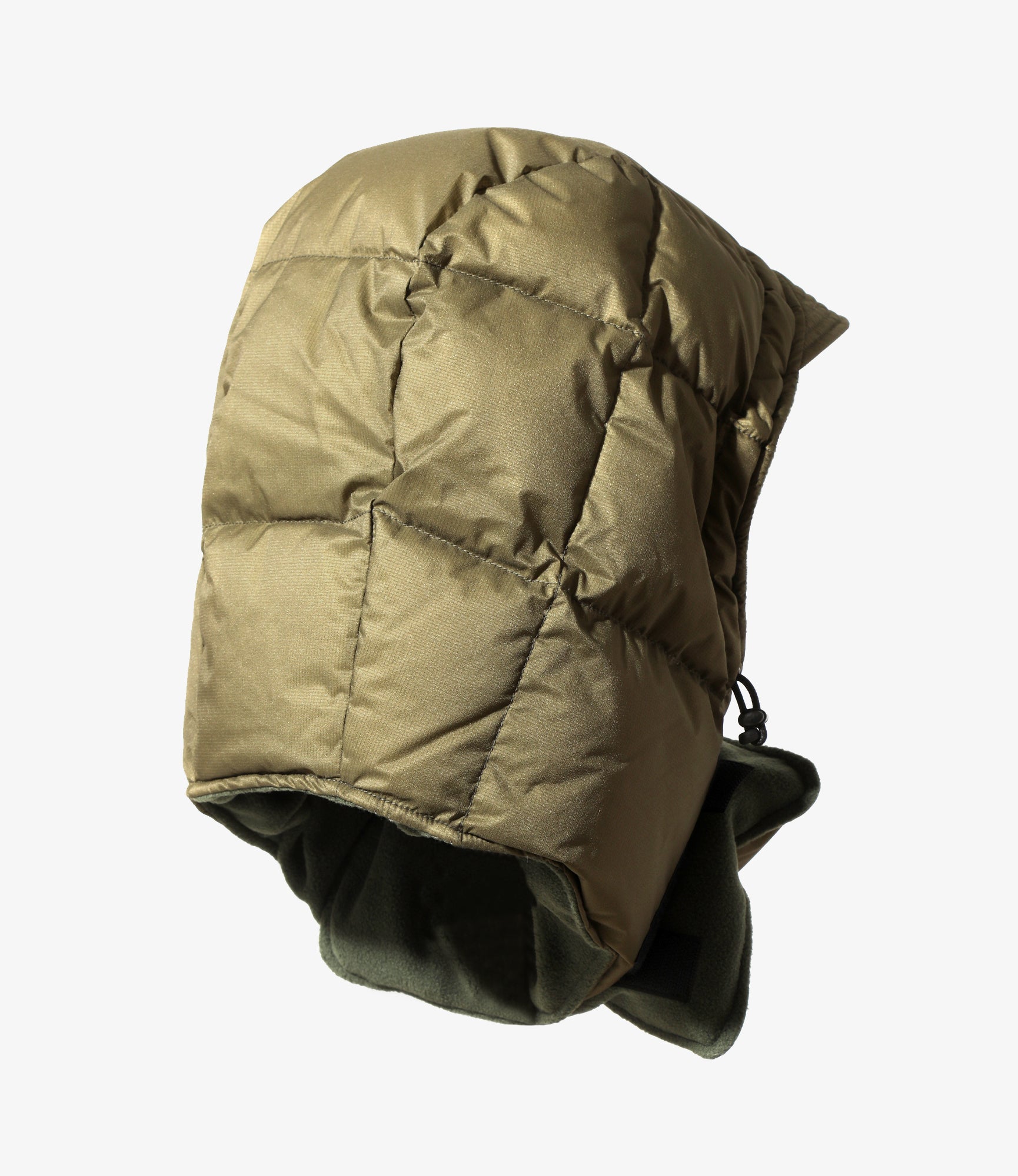 Down Hood – Olive Ripstop Nylon