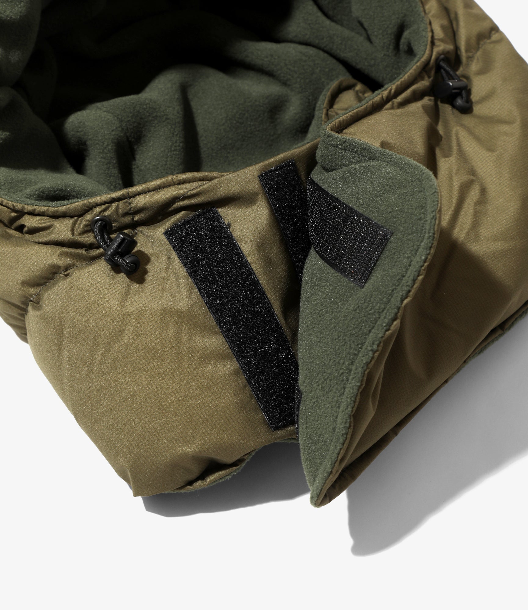 Down Hood – Olive Ripstop Nylon