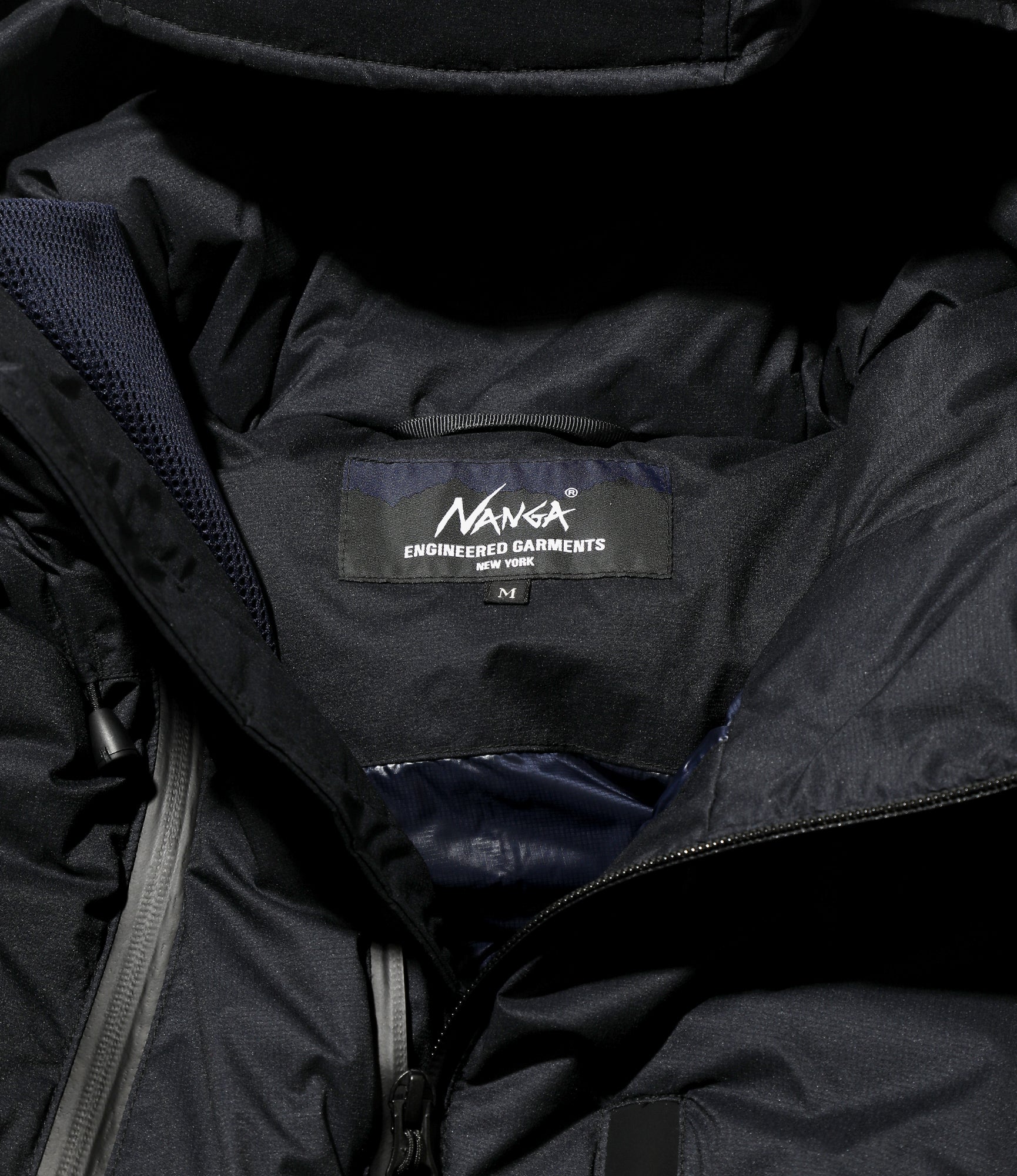 Down Zip Vest – Dark Navy Ripstop Nylon