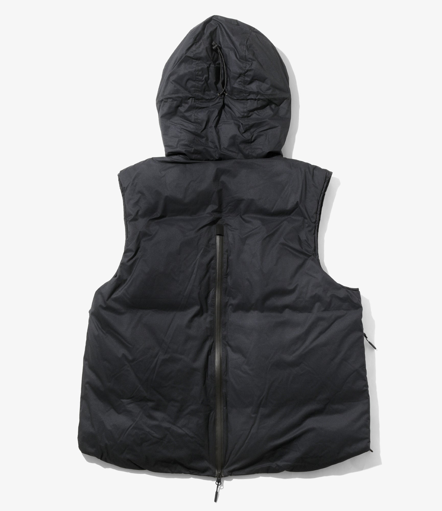 Down Zip Vest – Dark Navy Ripstop Nylon