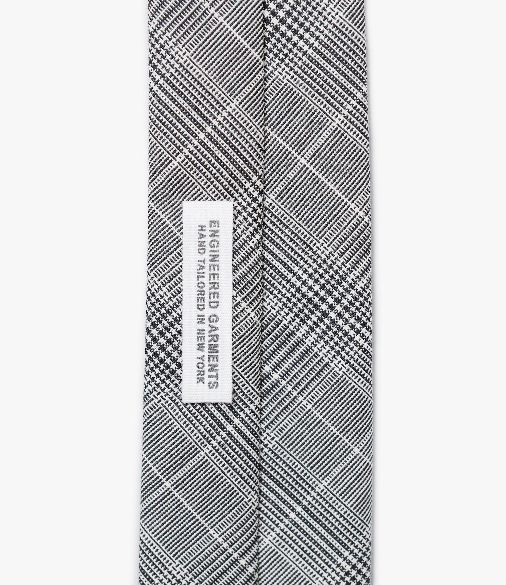 Narrow Tie – Grey Glen Plaid Tropical Wool