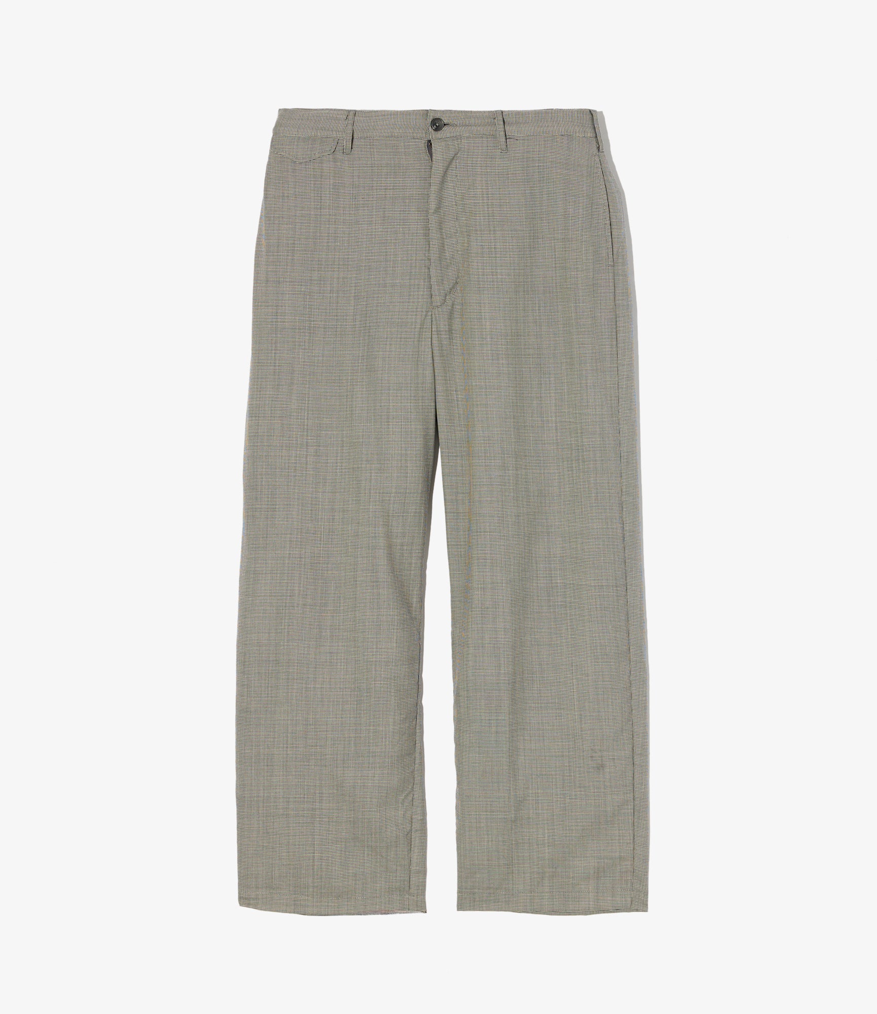 Officer Pant – Grey Micro Houndstooth Tropical Wool