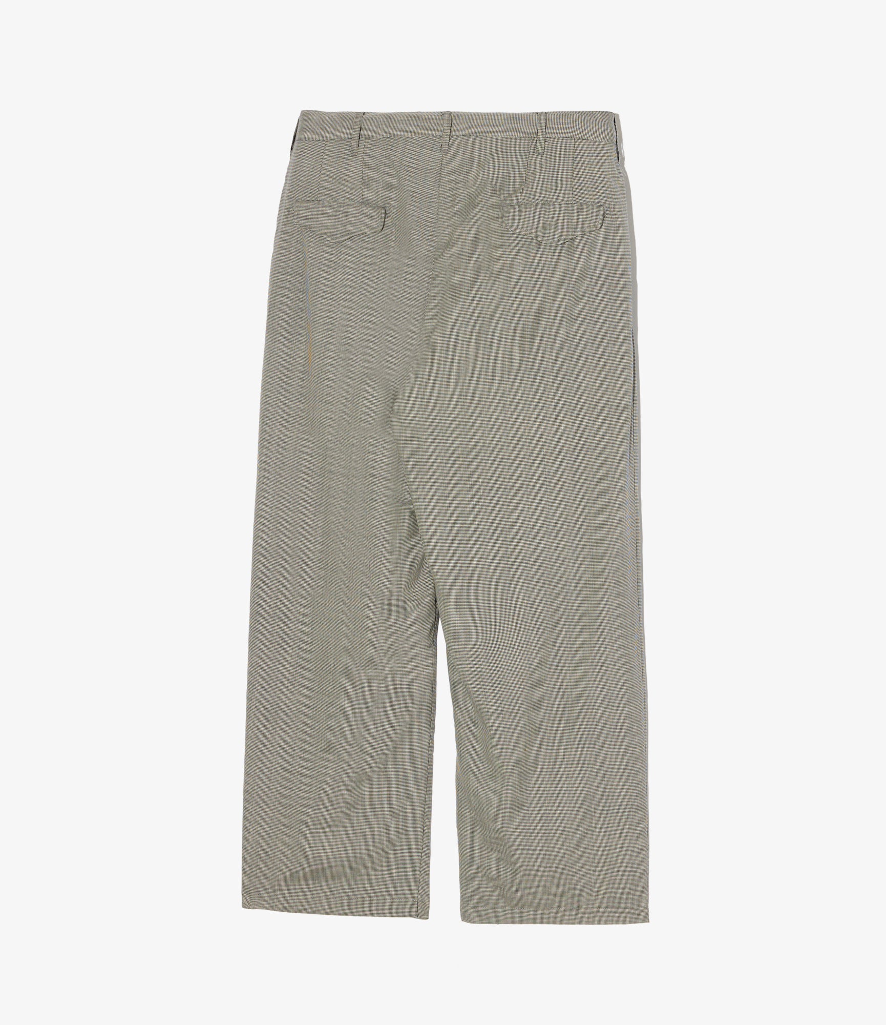 Officer Pant – Grey Micro Houndstooth Tropical Wool