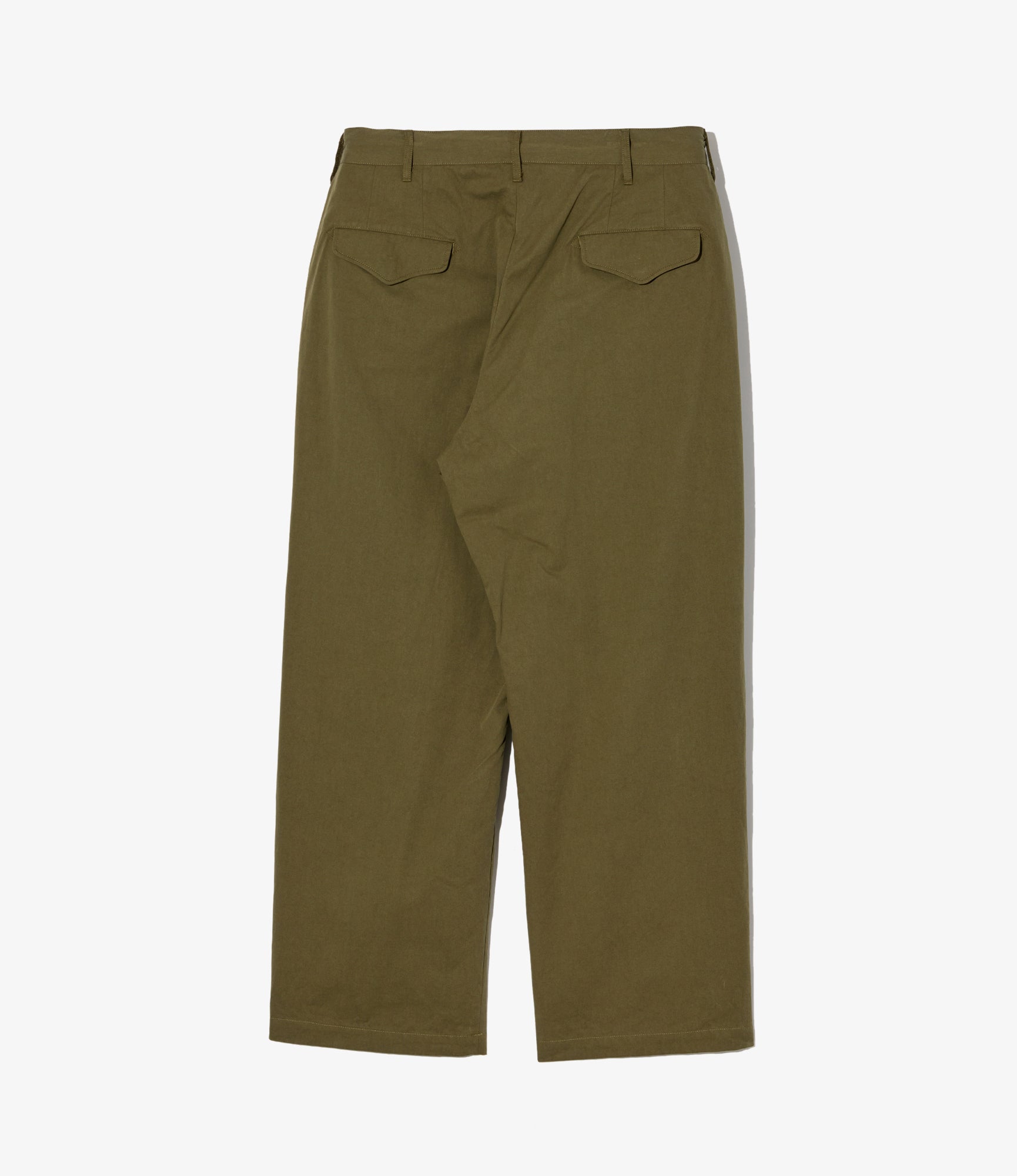 Officer Pant – Olive Sanded Cloth