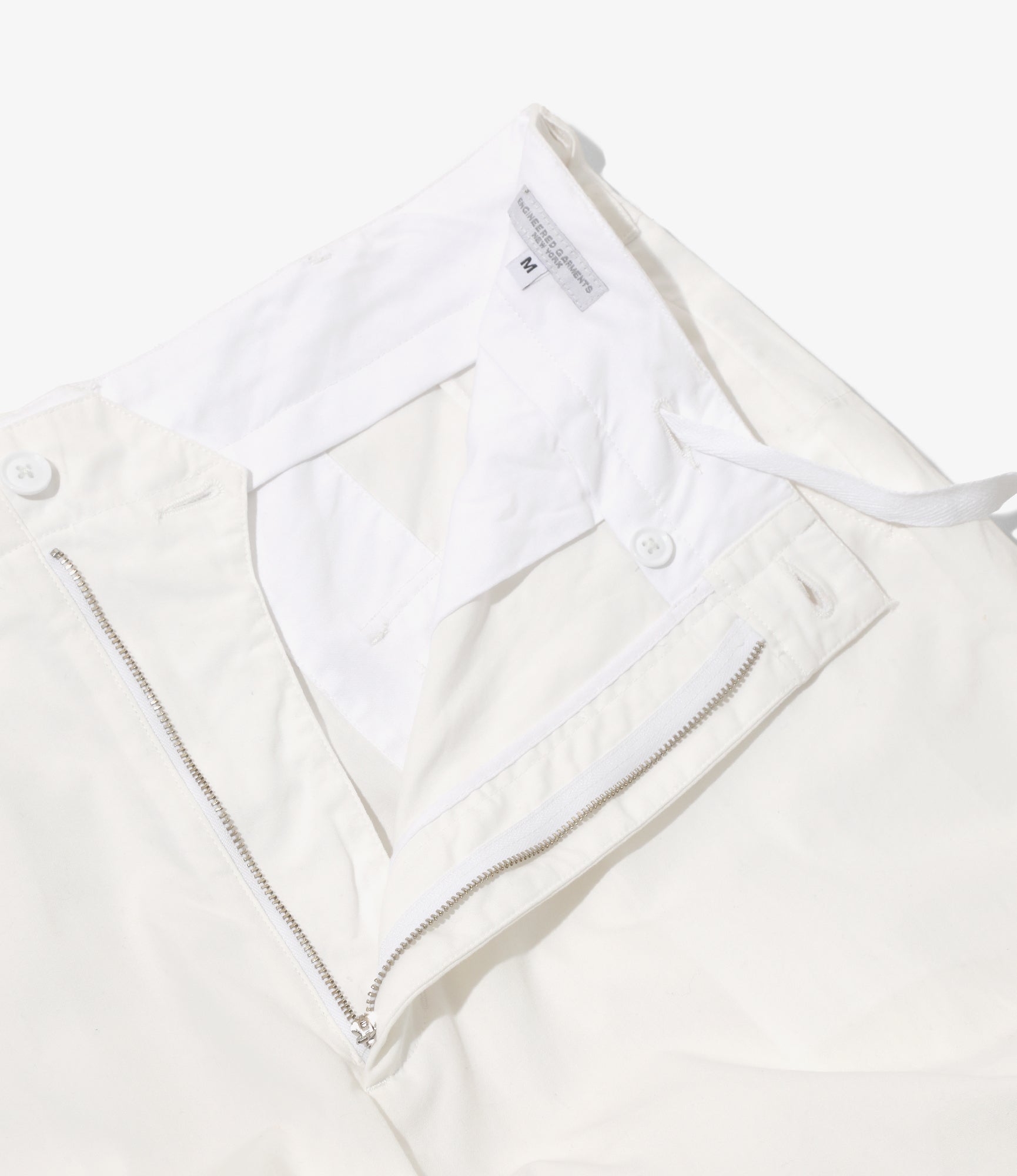 Over Pant – White Heavy Poplin