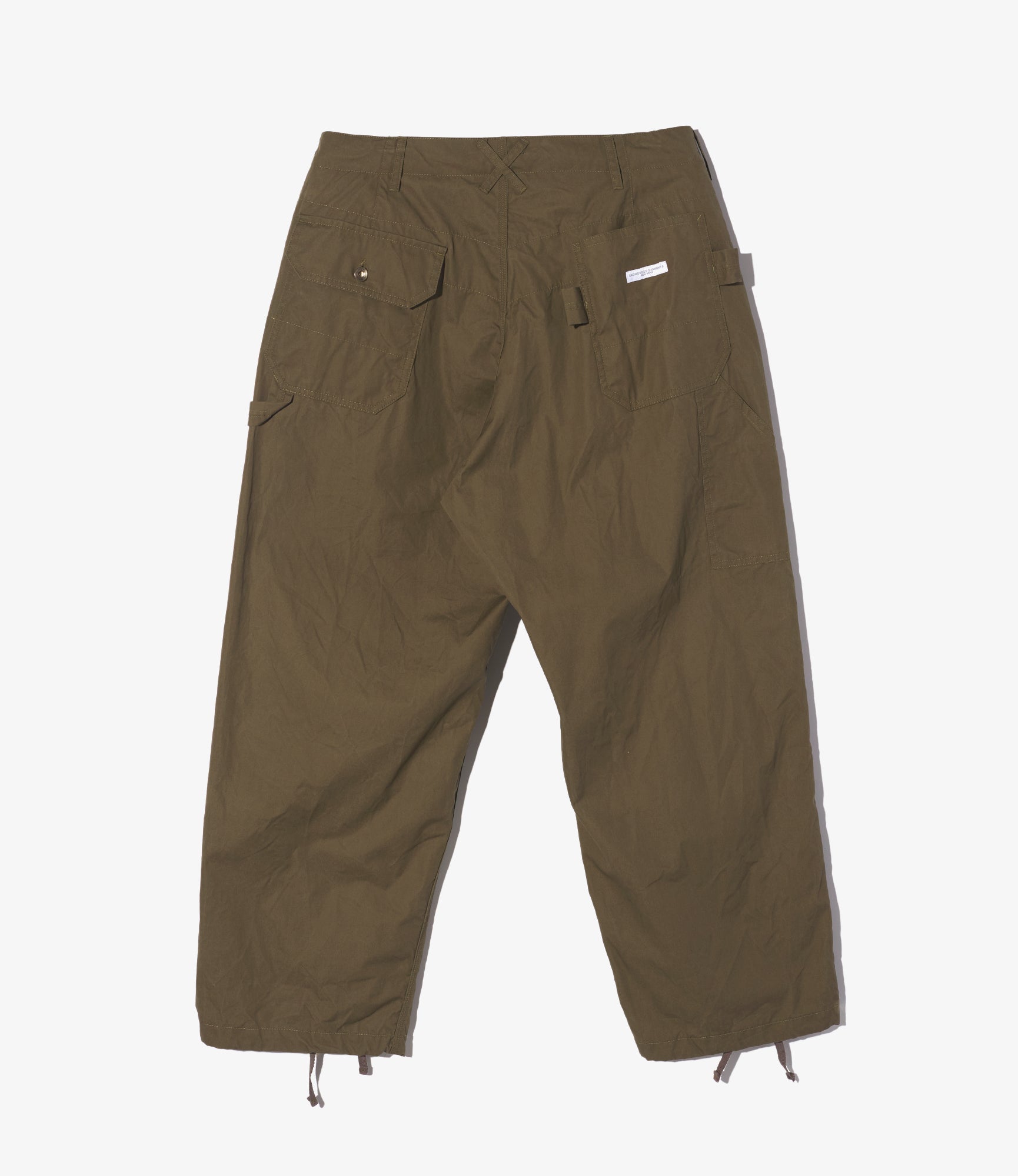 Painter Pant – Olive Coated Cotton Cloth