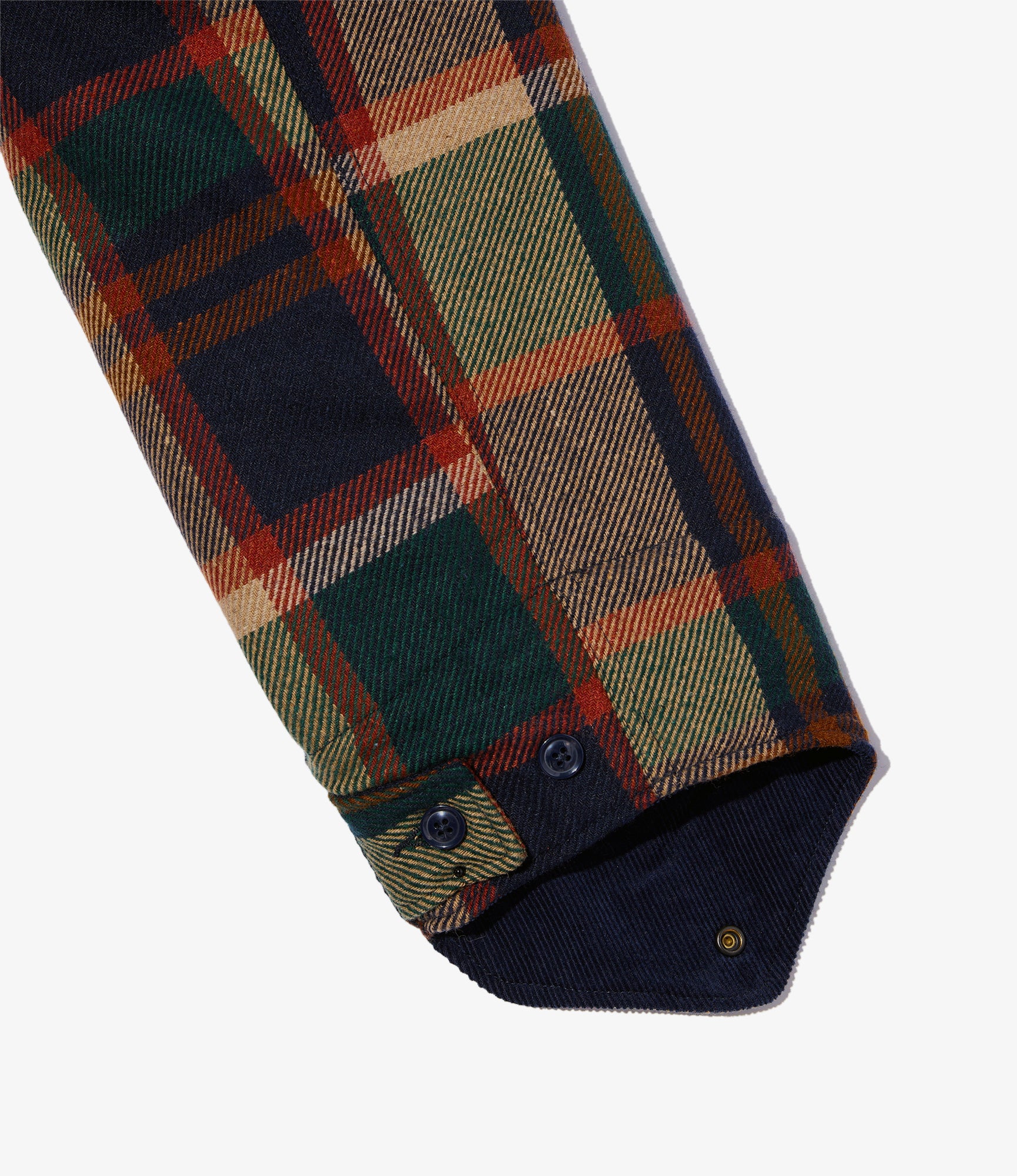 SAS Jacket – Navy/Brown Plaid Wool