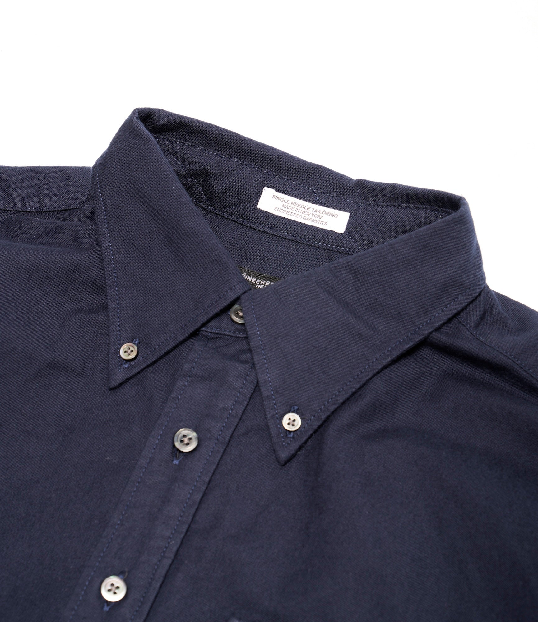 Ivy Shirt – Navy Cotton Oxford