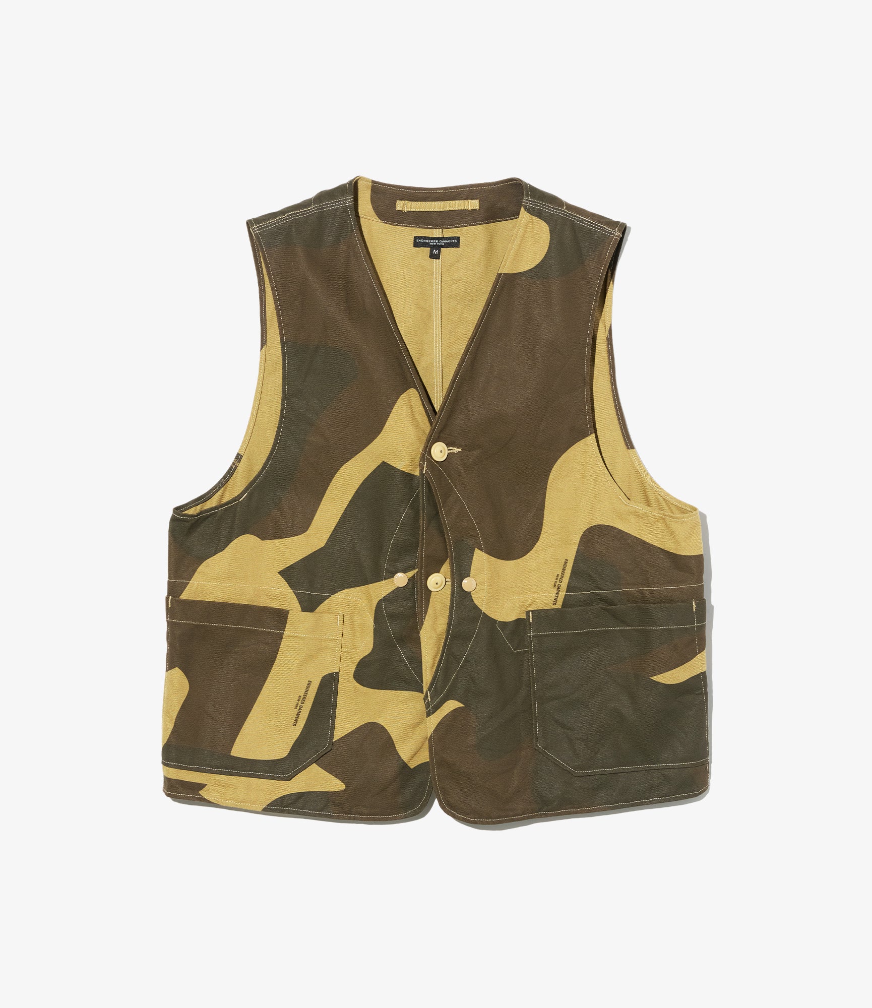 Upland Vest – Brown Mammoth Duck Camo Canvas