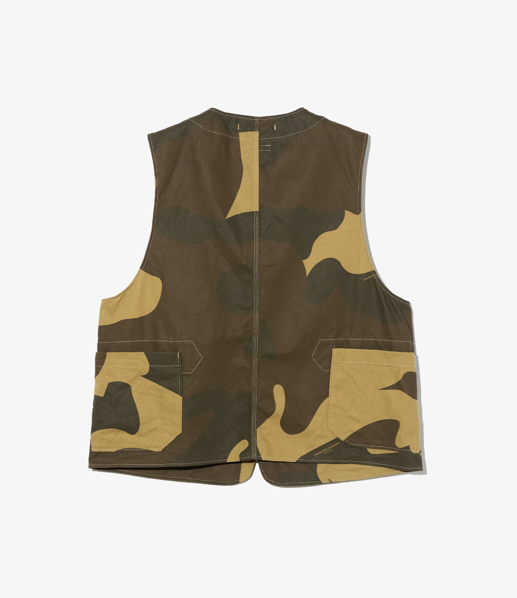 Upland Vest – Brown Mammoth Duck Camo Canvas