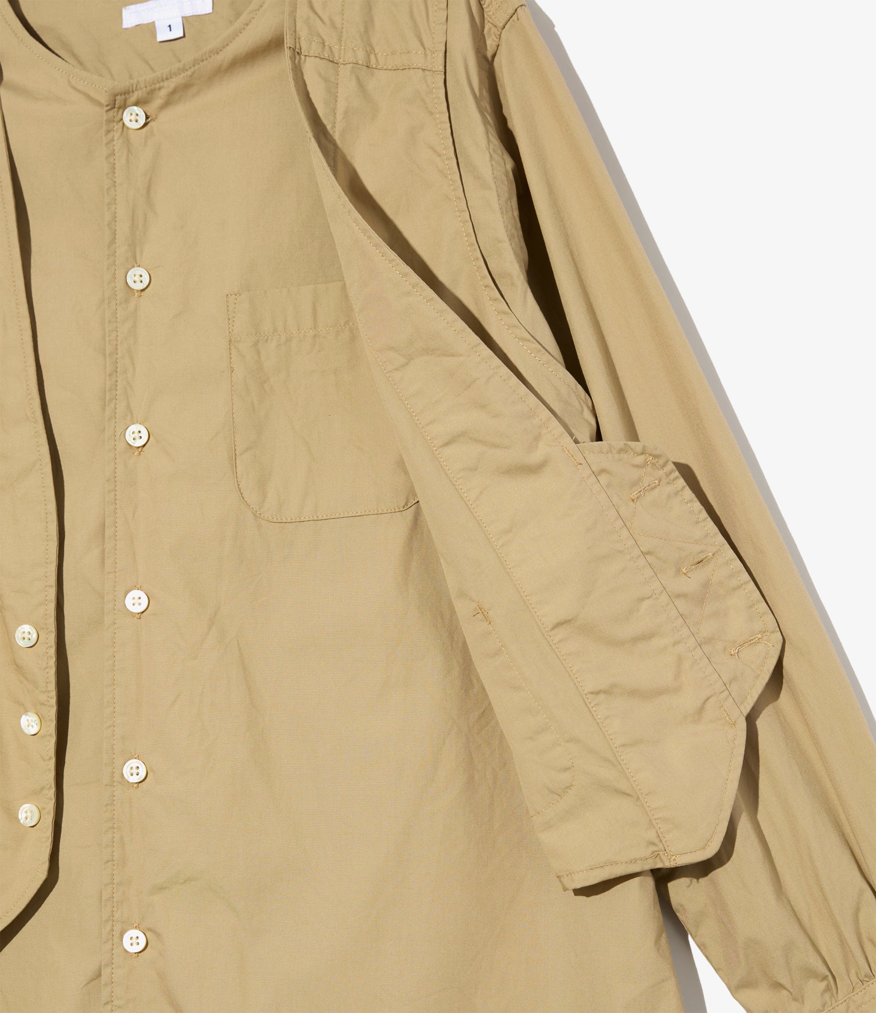 VARI Shirt – Tan Superfine Poplin