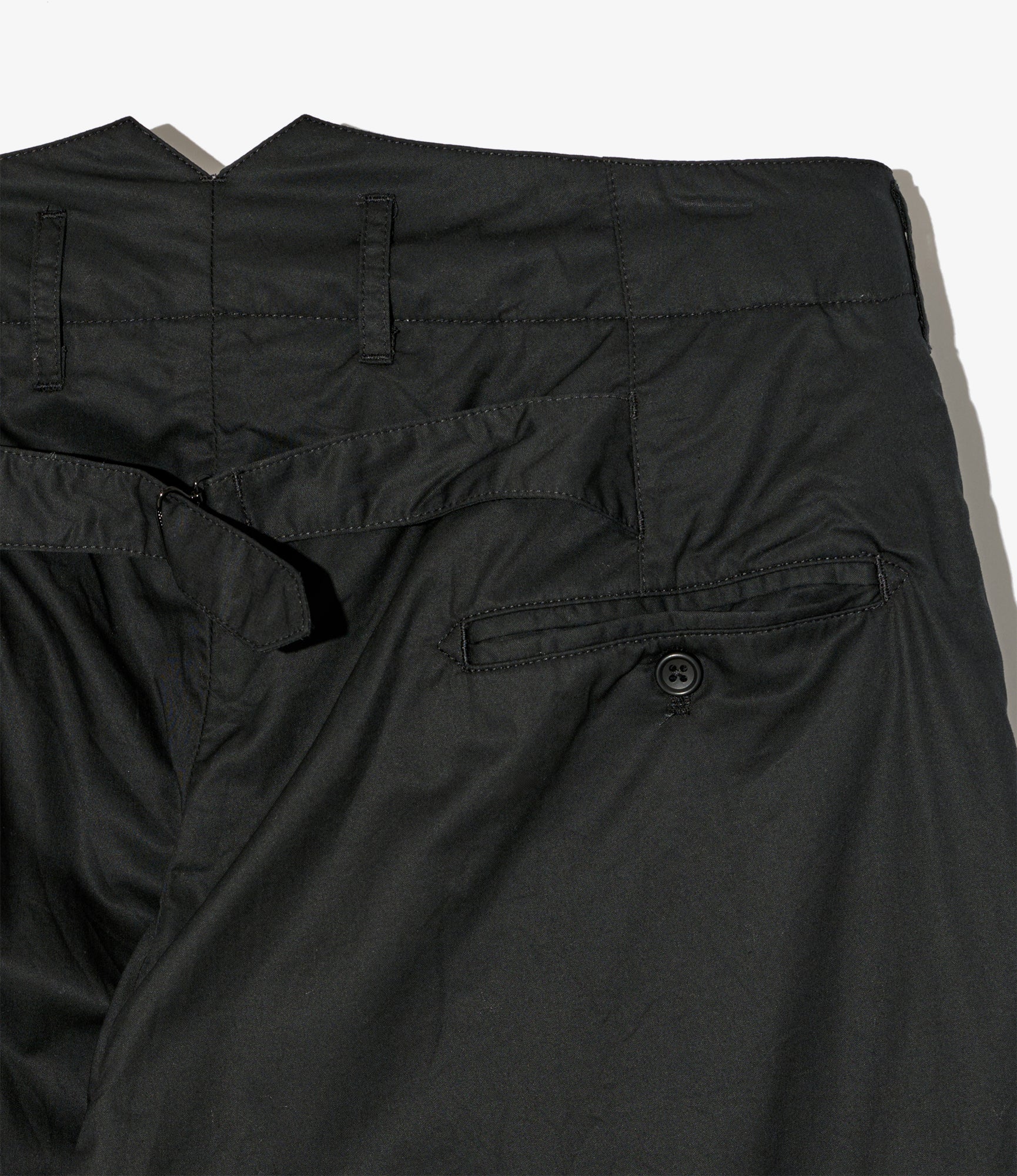 WP 3/4 Pant – Black High Count Twill