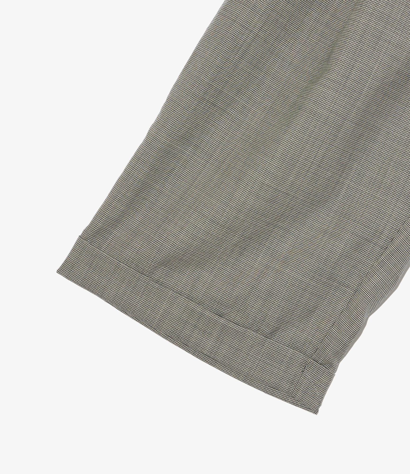 WP 3/4 Pant – Grey Micro Houndstooth Tropical Wool
