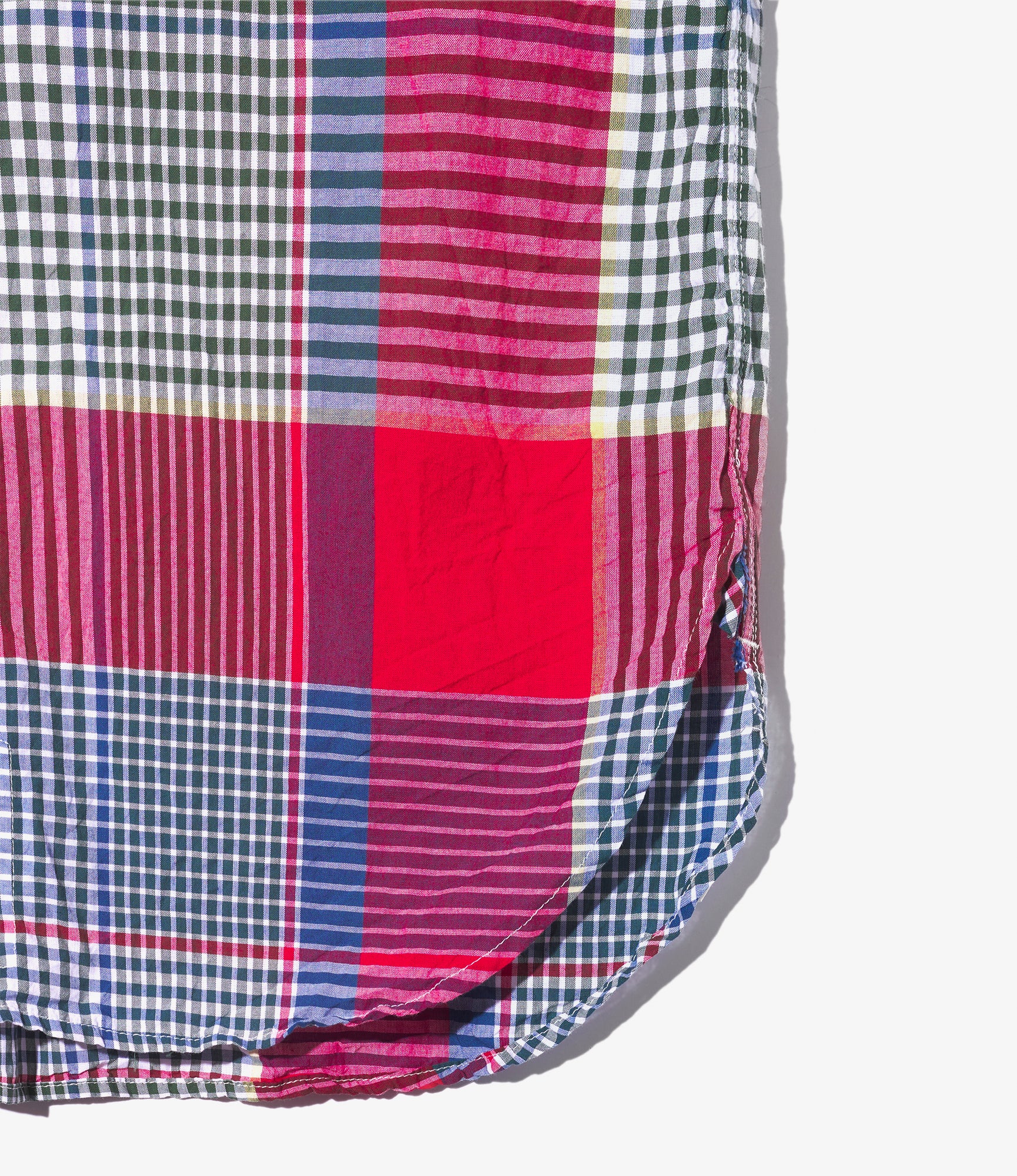 Work Shirt – Red/Green Big Madras Plaid Cotton