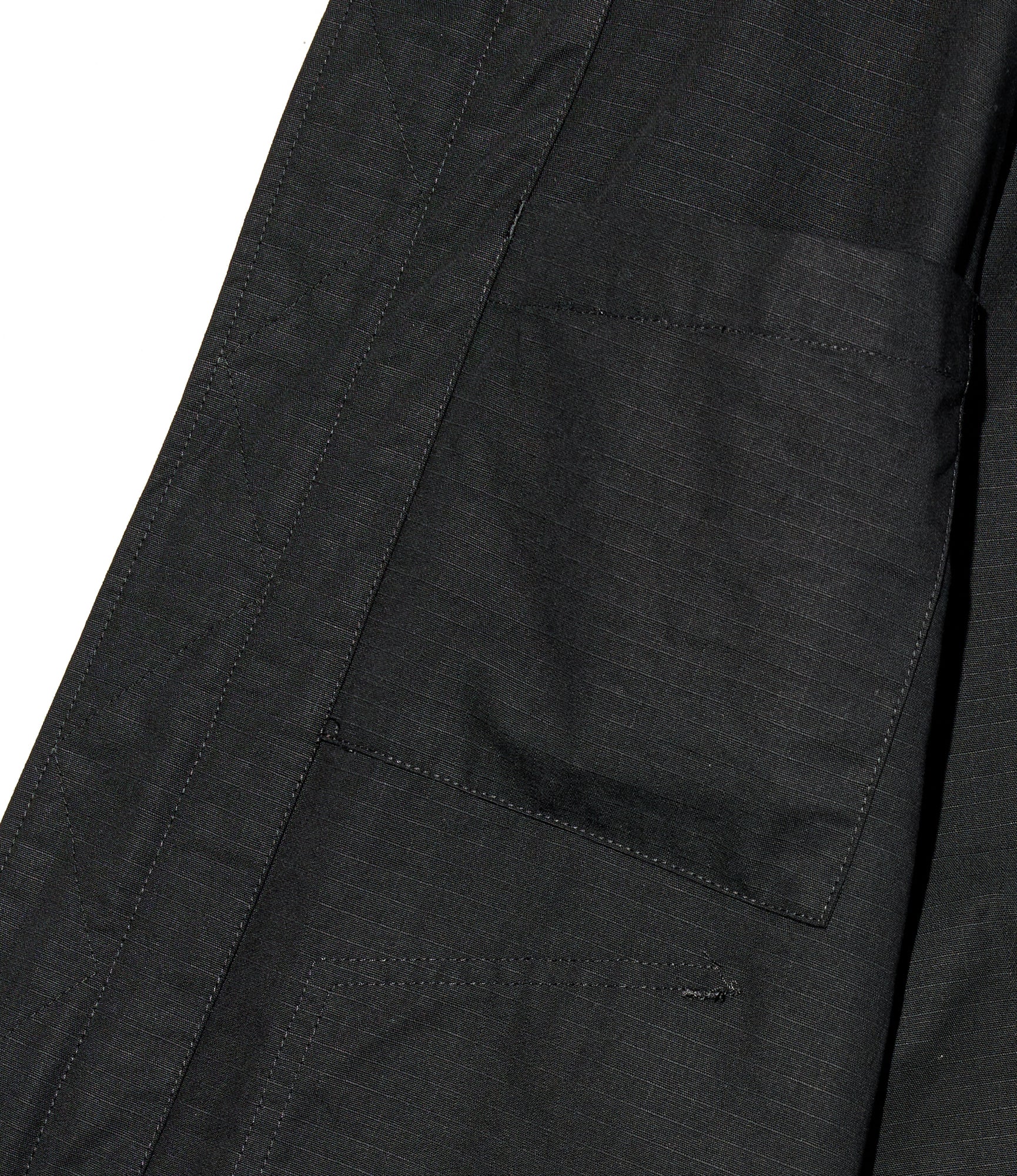 Deck Parka – Black Ripstop Cotton