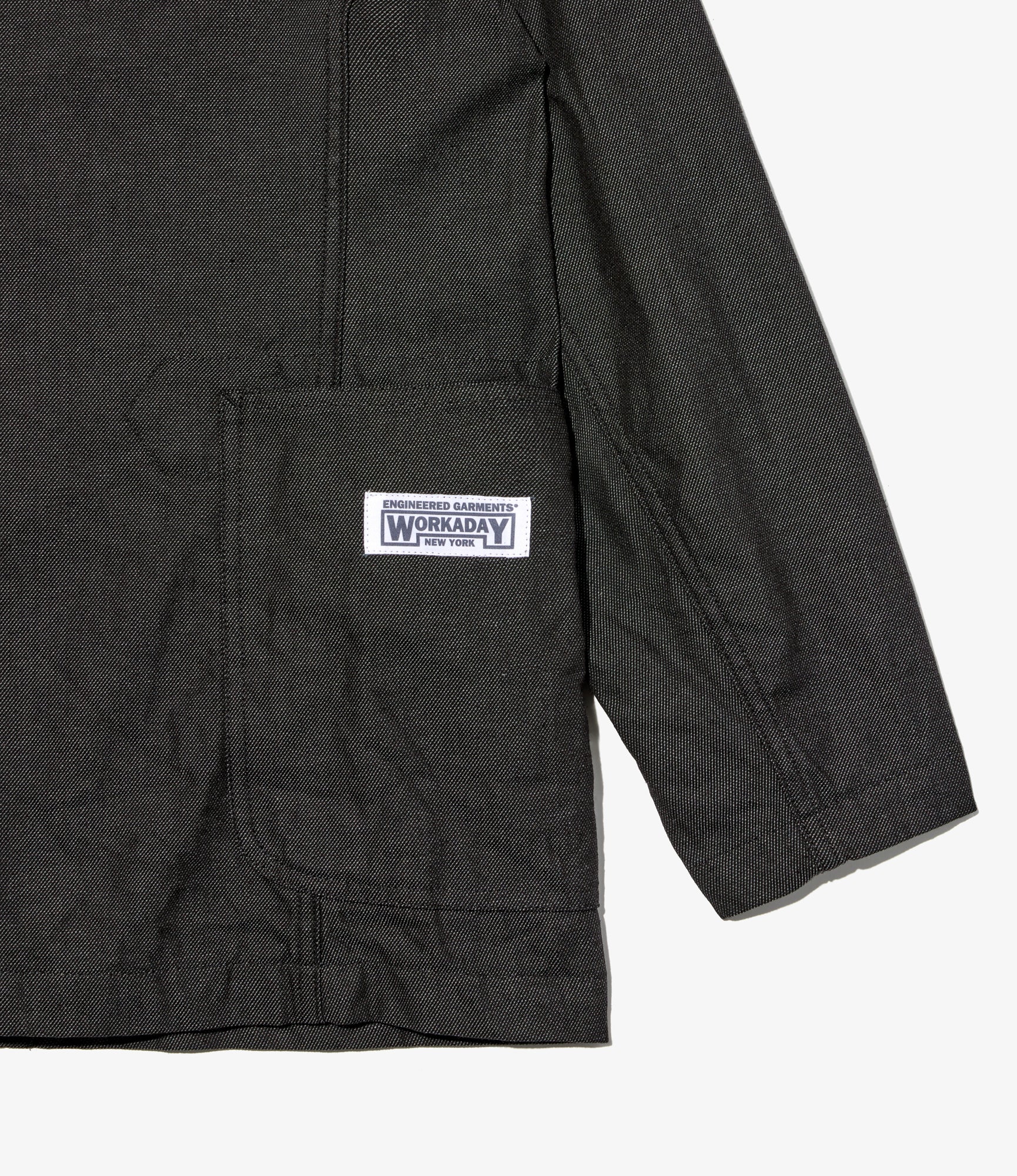 MED Blazer – Charcoal Heavy Oxford Cloth | Workaday | Nepenthes London