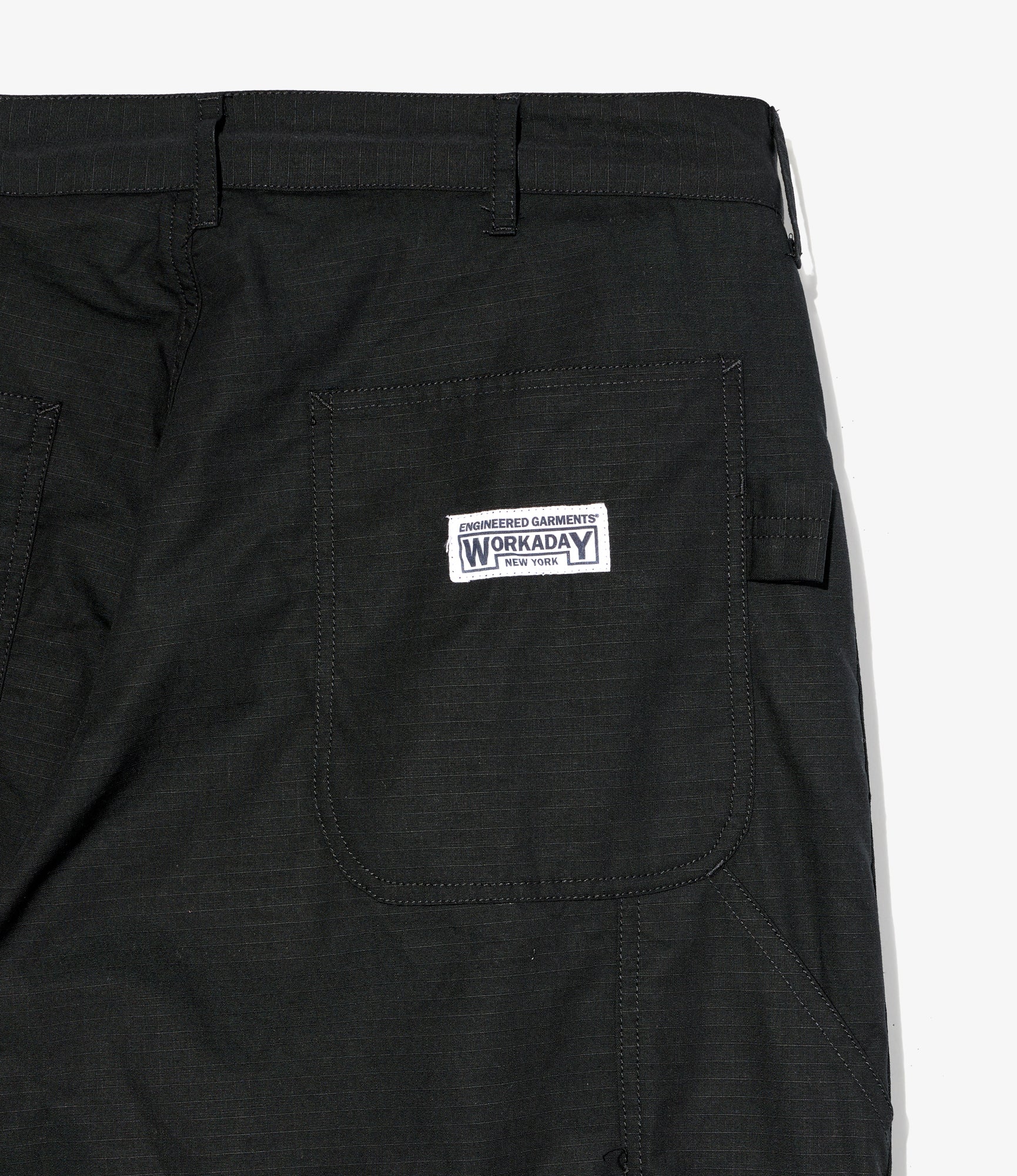 Painter Pant – Black Ripstop Cotton