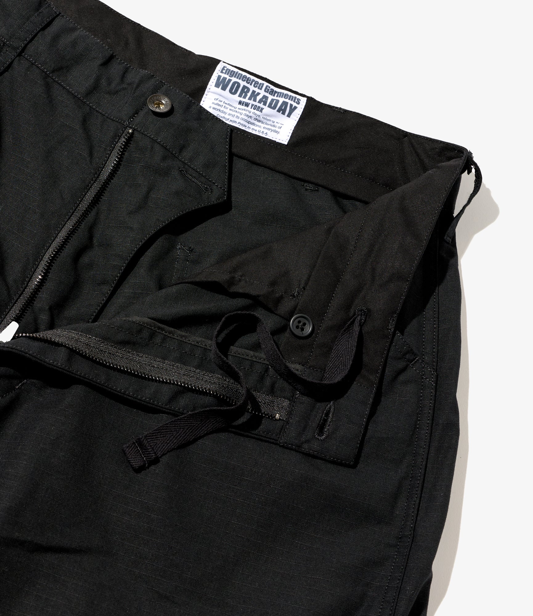 Painter Pant – Black Ripstop Cotton