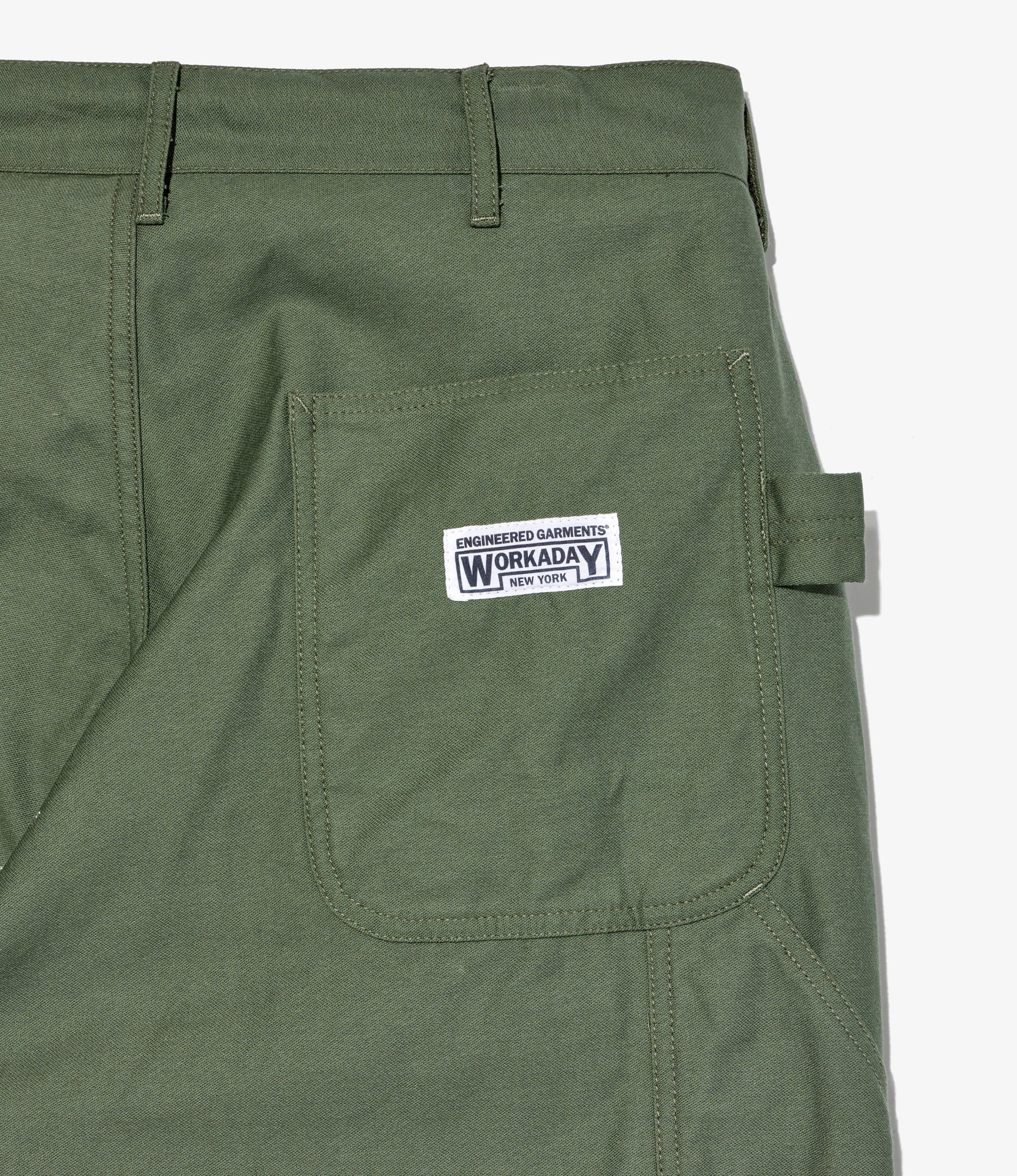 Painter Pant – Olive Reversed Sateen