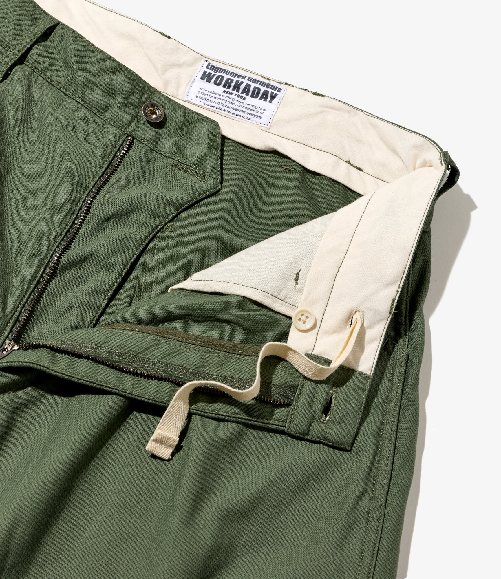 Painter Pant – Olive Reversed Sateen