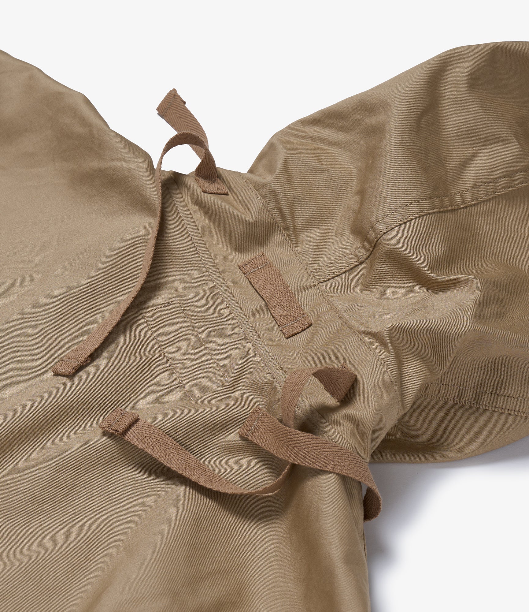 Engineered Garments Workaday Salvage Smock – Beige Cotton Fineline Twill