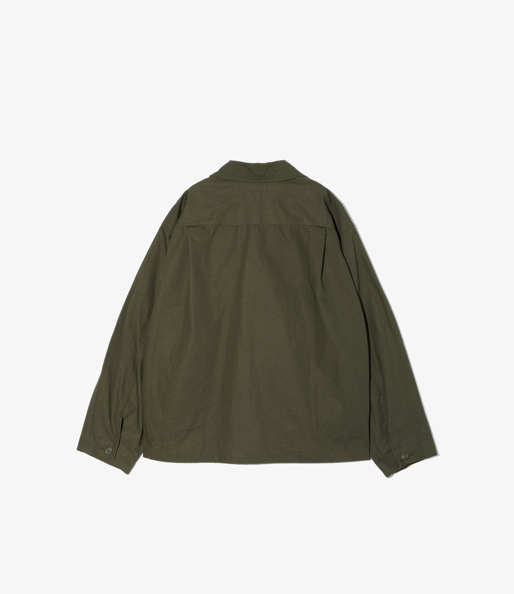 Sea Bees Jacket – Olive Heavy Ripstop Cotton