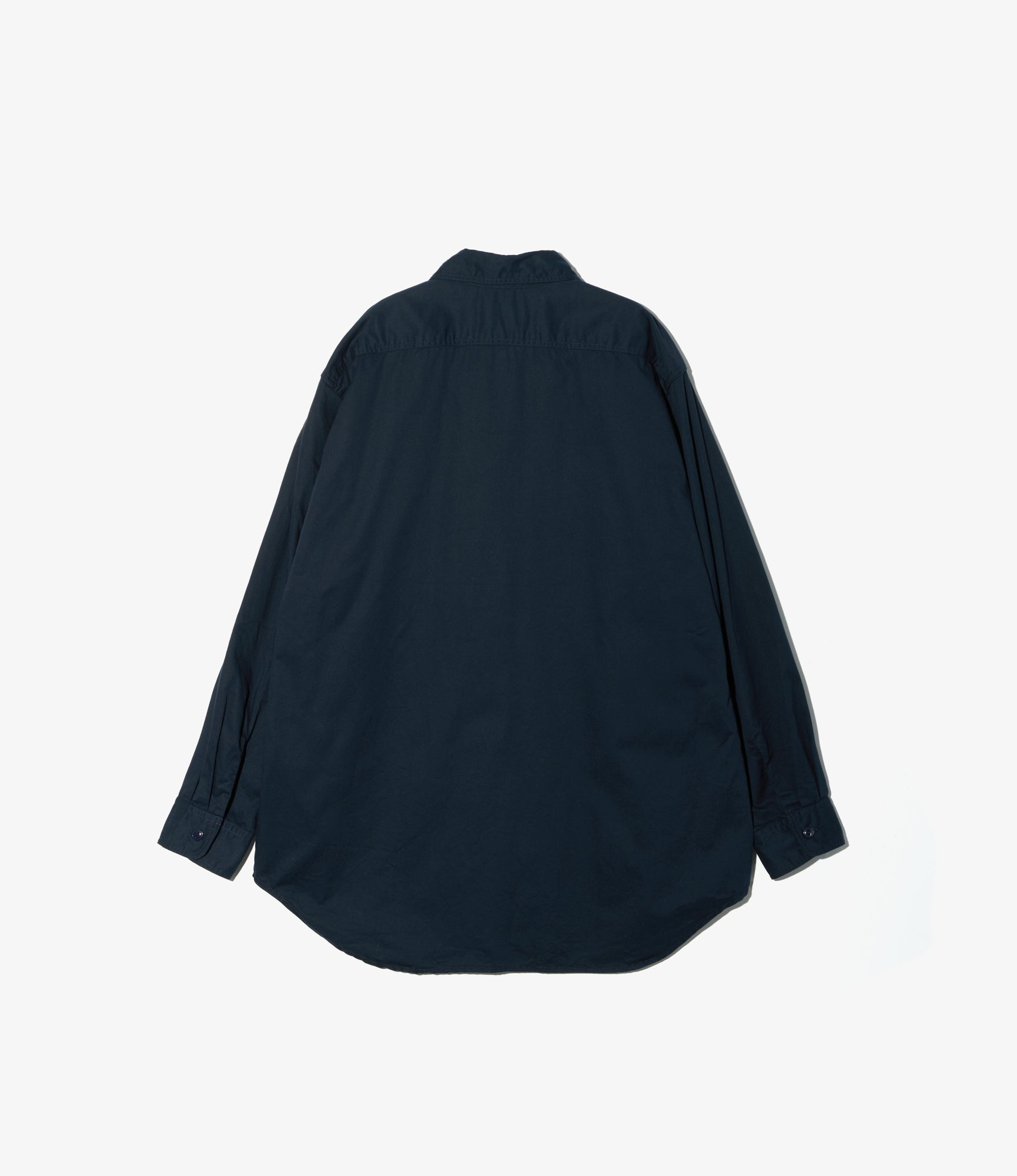 Utility Shirt – Navy Sanded Micro Twill