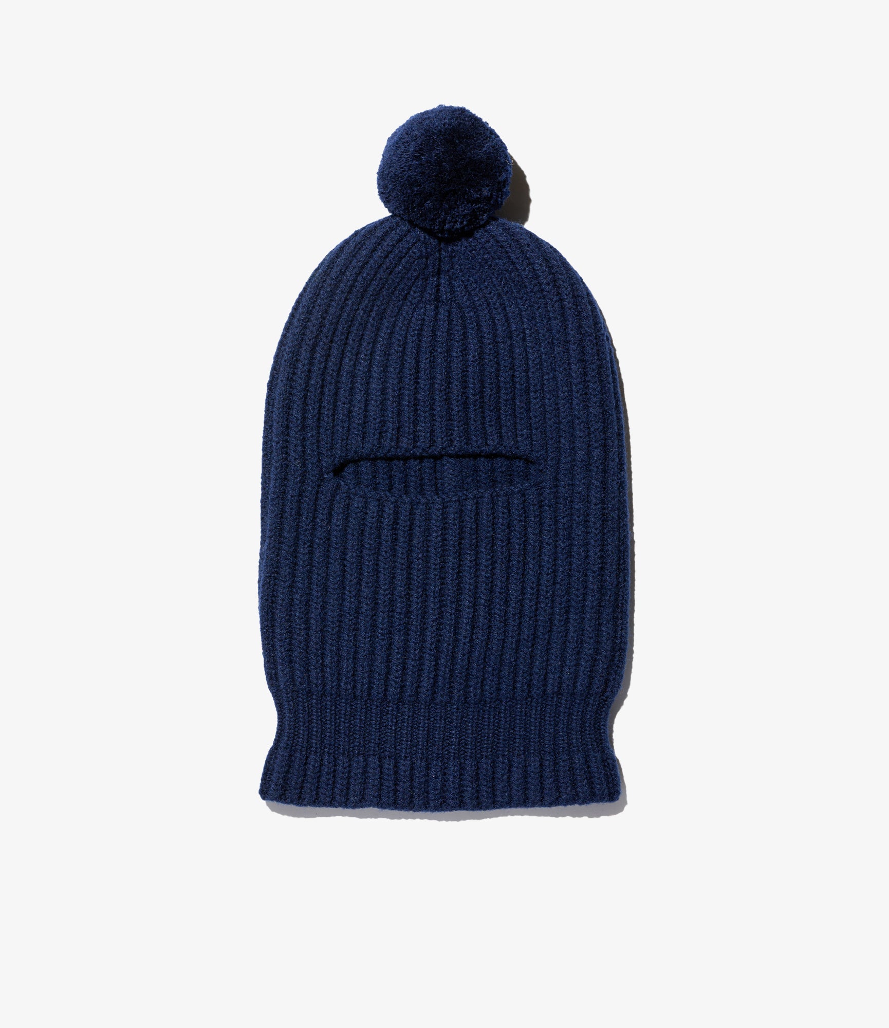 Face Beanie – Navy Wool