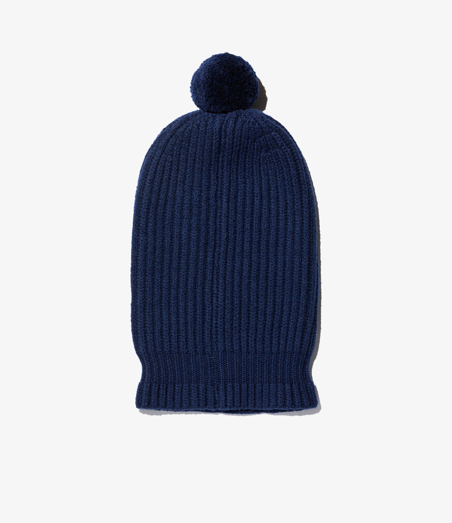 Face Beanie – Navy Wool