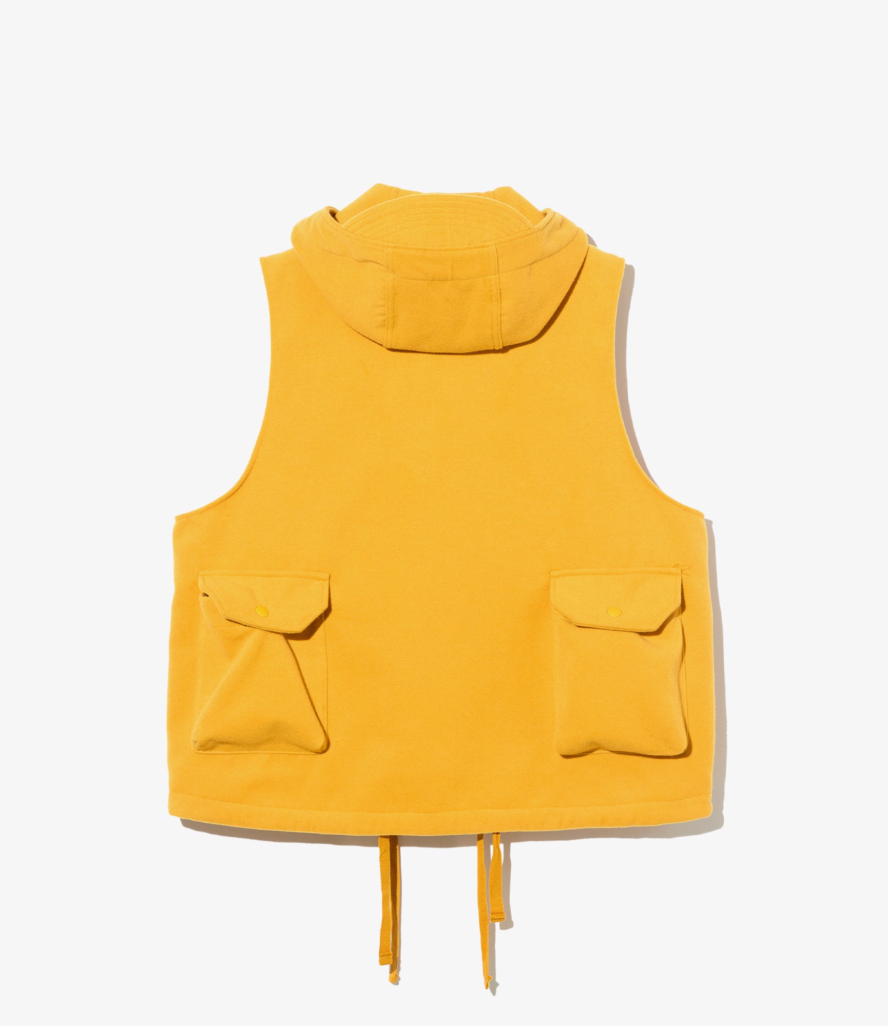 Field Vest – Gold Fake Melton Wool