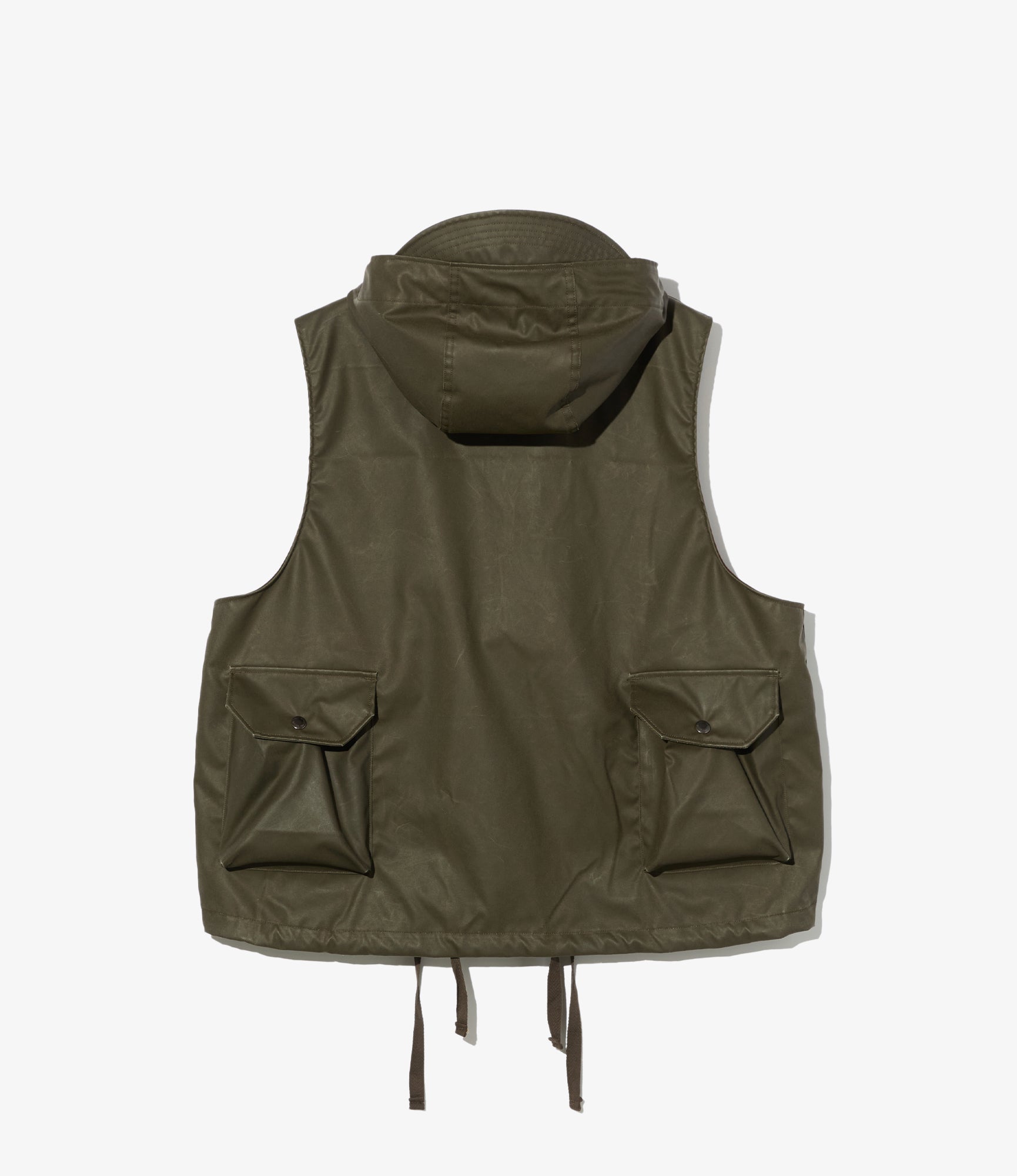 Field Vest – Brown Coated Cloth