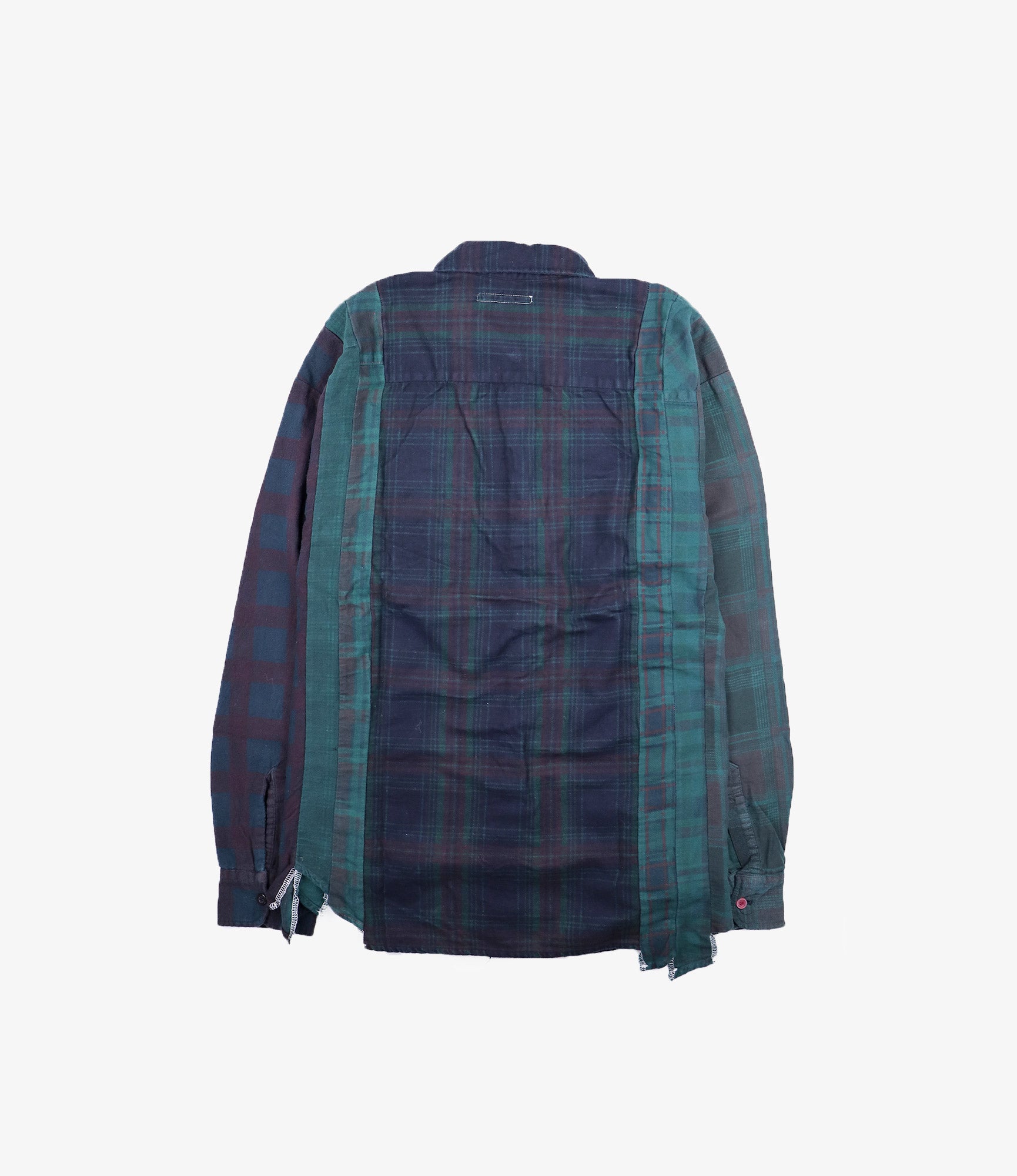 Flannel Shirt - 7 Cuts Shirt / Over Dye - Green