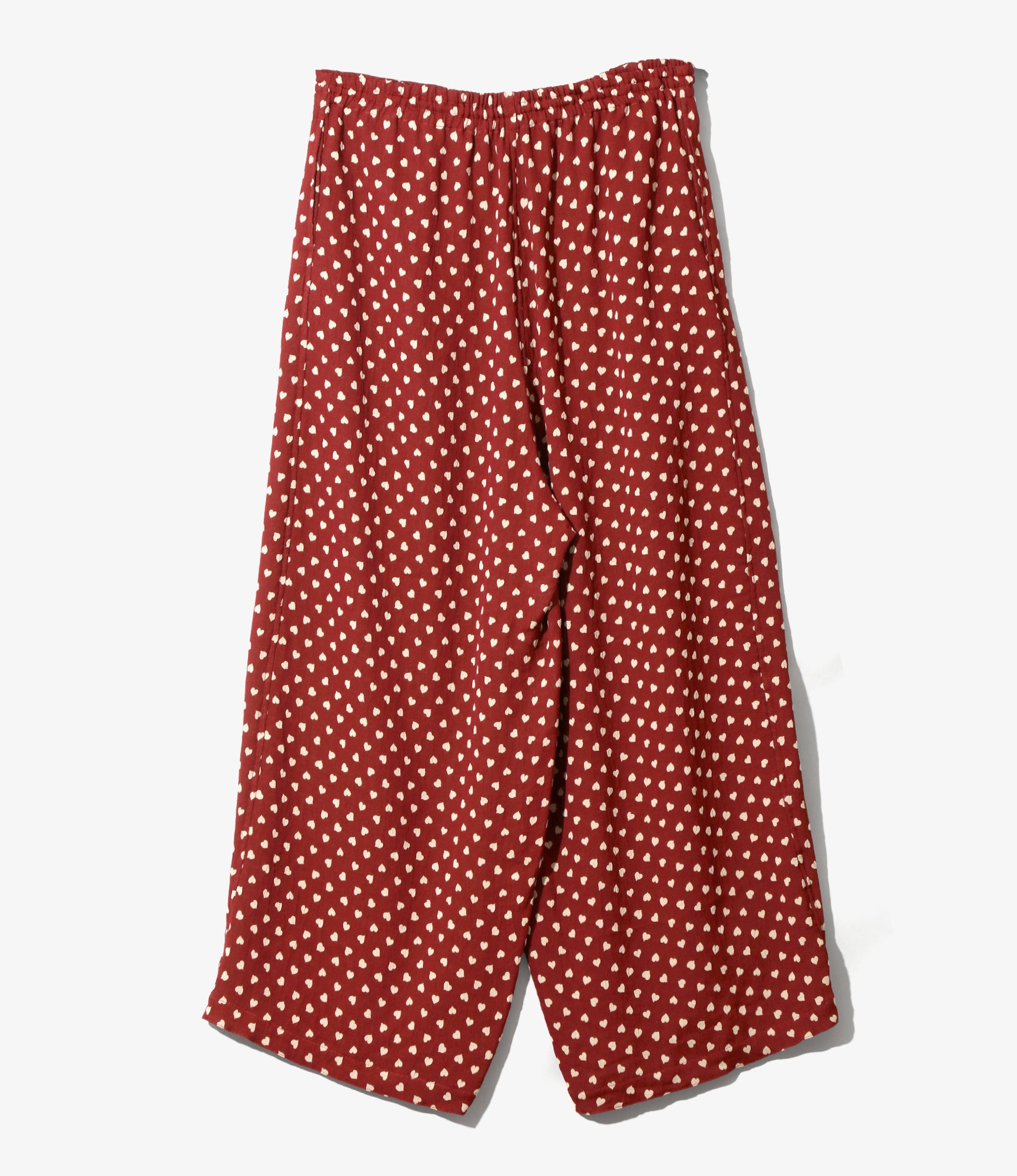 HD Pant – Red Heart Double-Weave Jacquard
