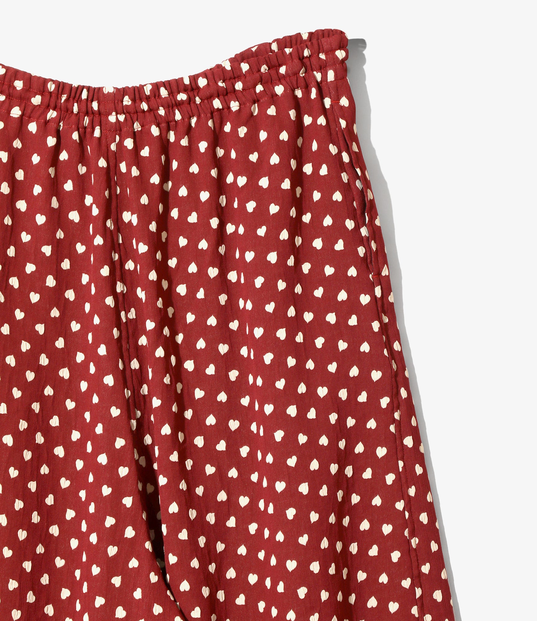 HD Pant – Red Heart Double-Weave Jacquard