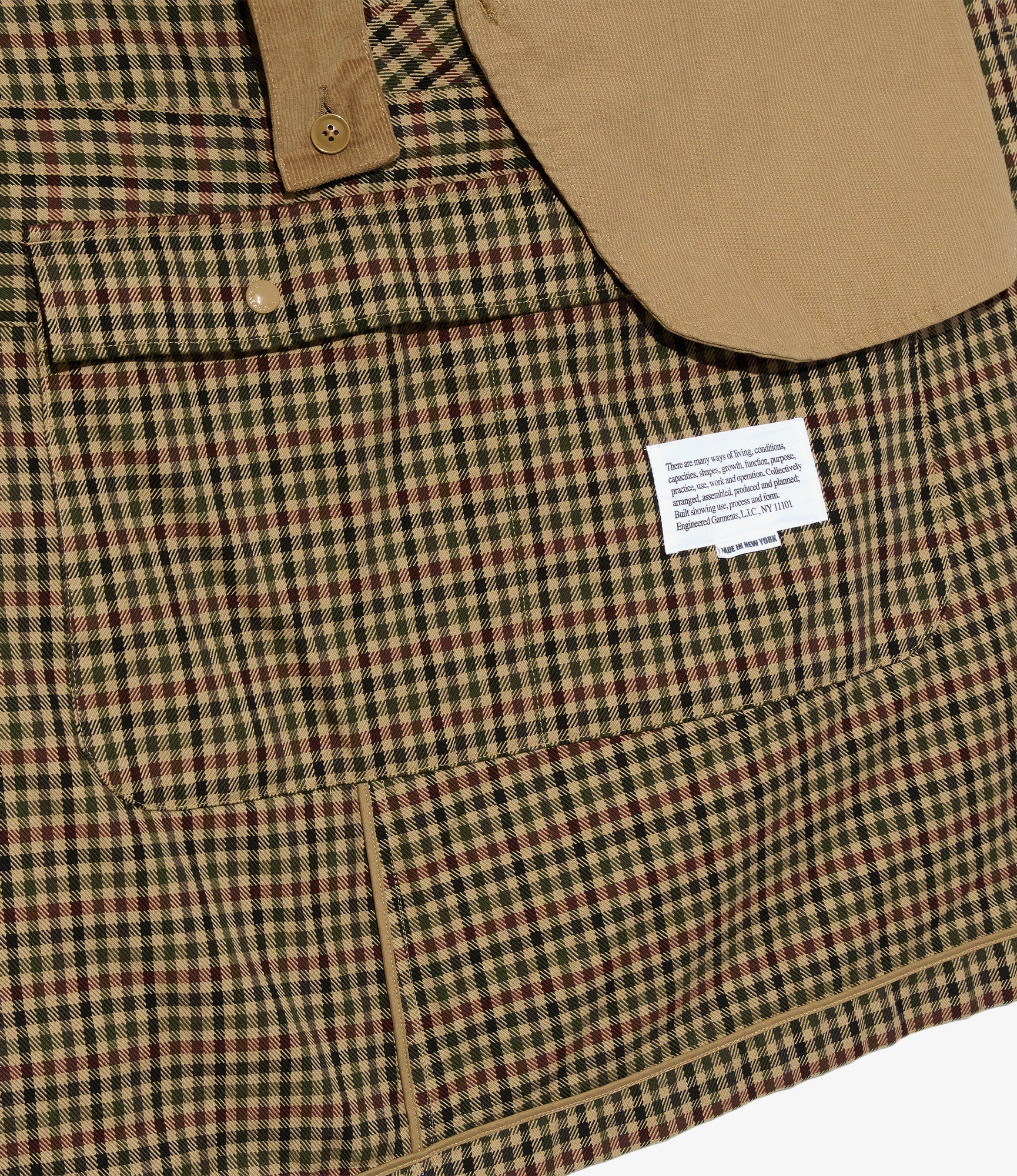 Highland Parka – Brown/Olive Heavy Gunclub Check
