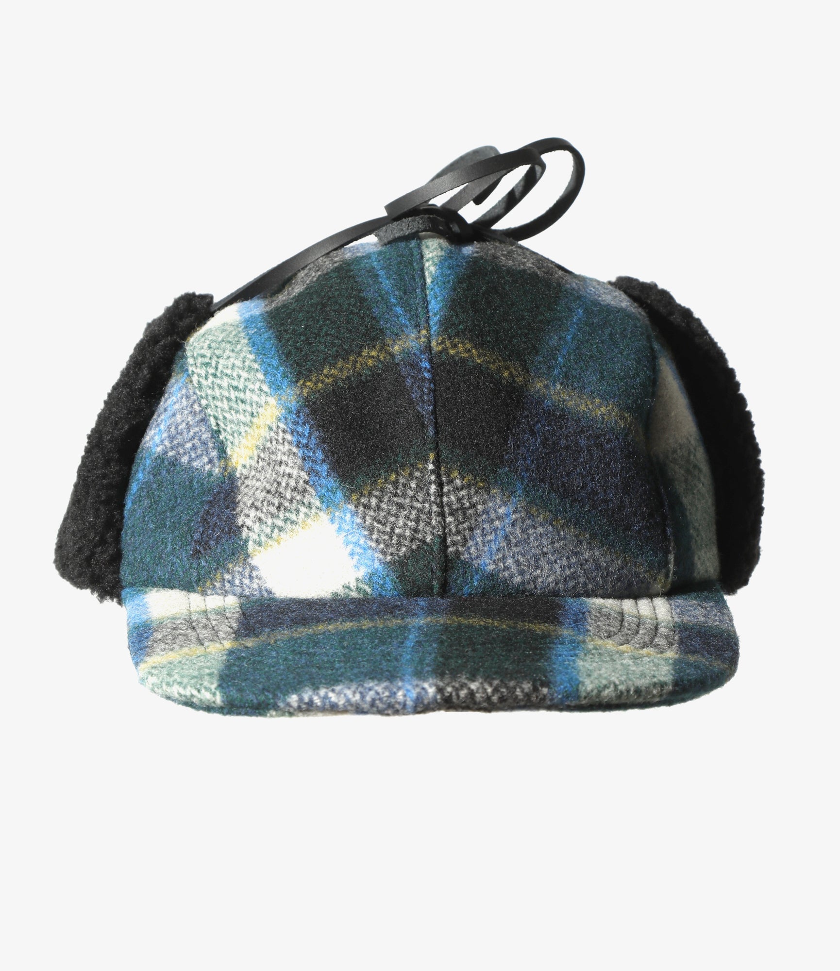 Hunting Cap – Wool Melton Plaid