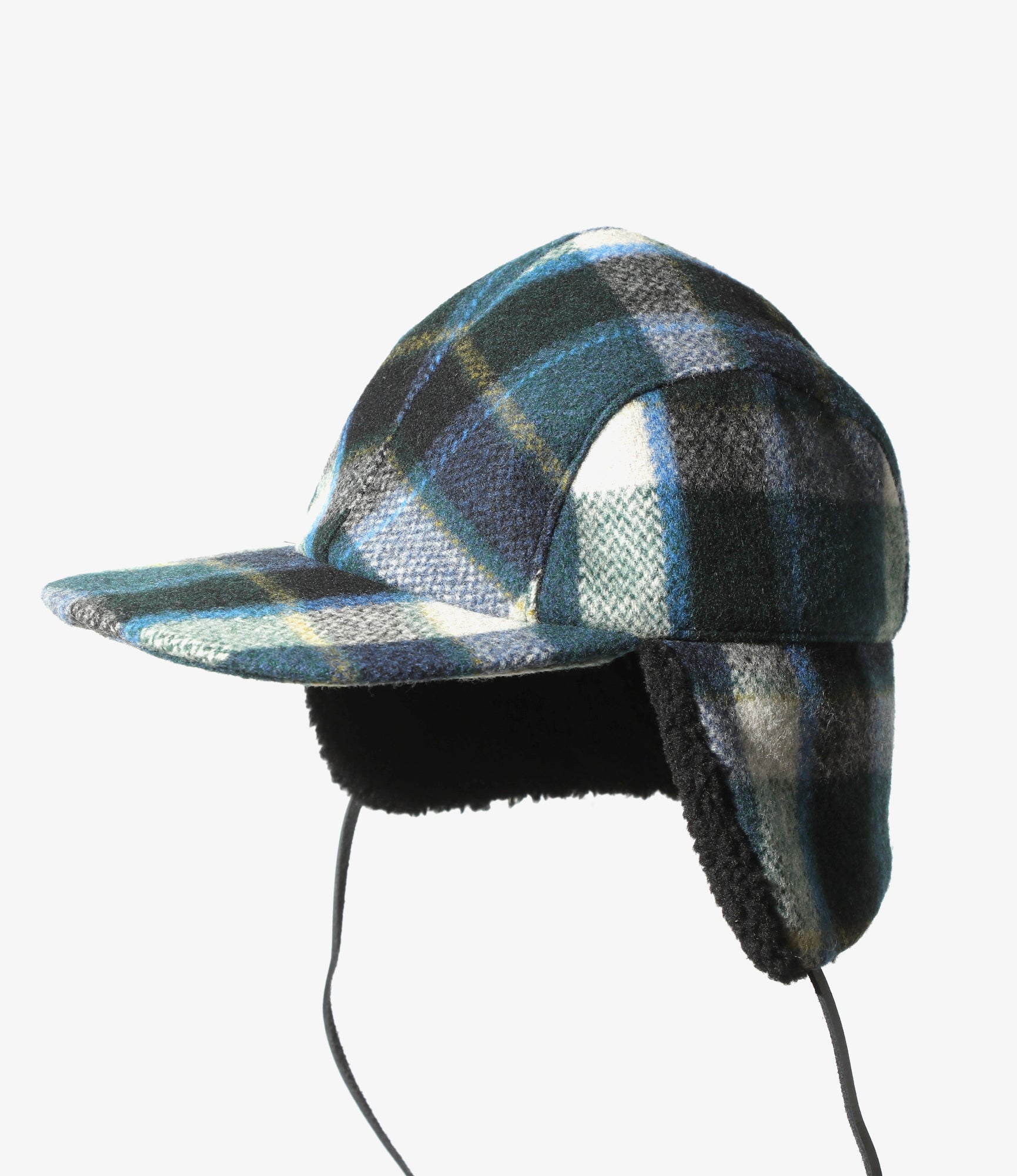 Hunting Cap – Wool Melton Plaid