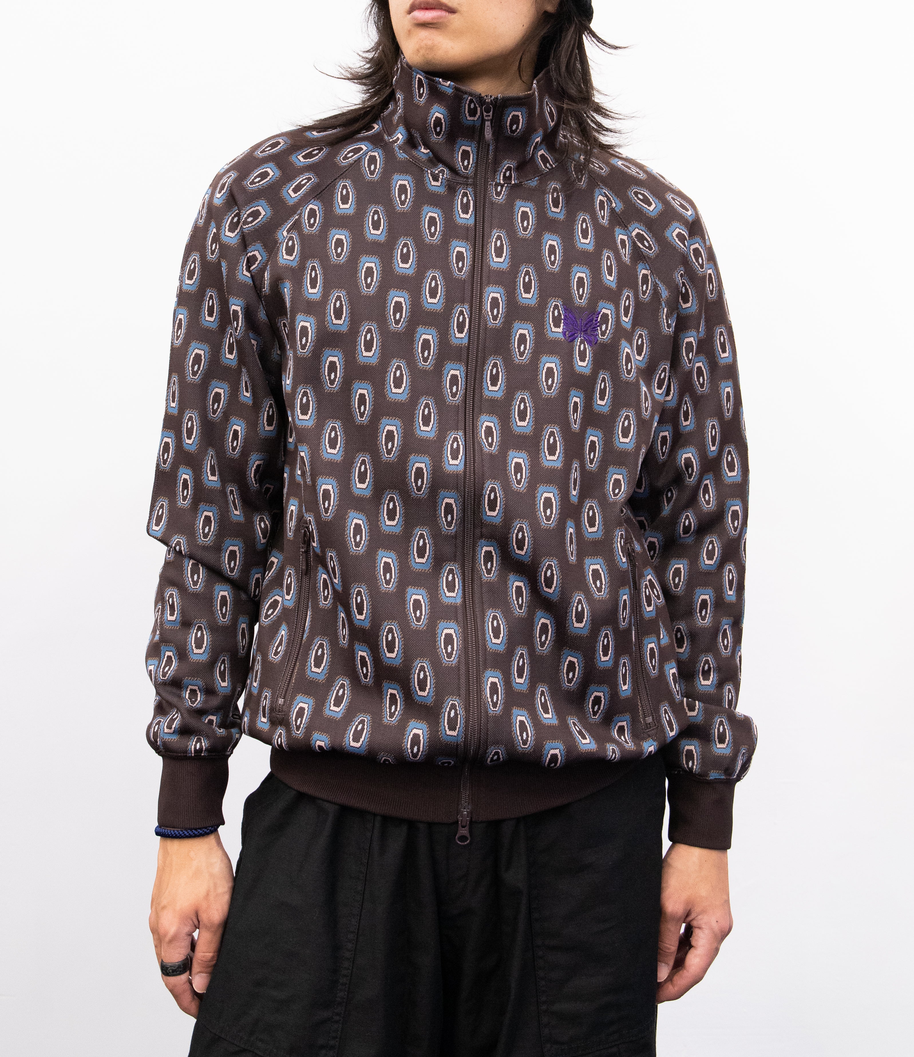 Track Jacket – Frog Eye – Poly Jacquard