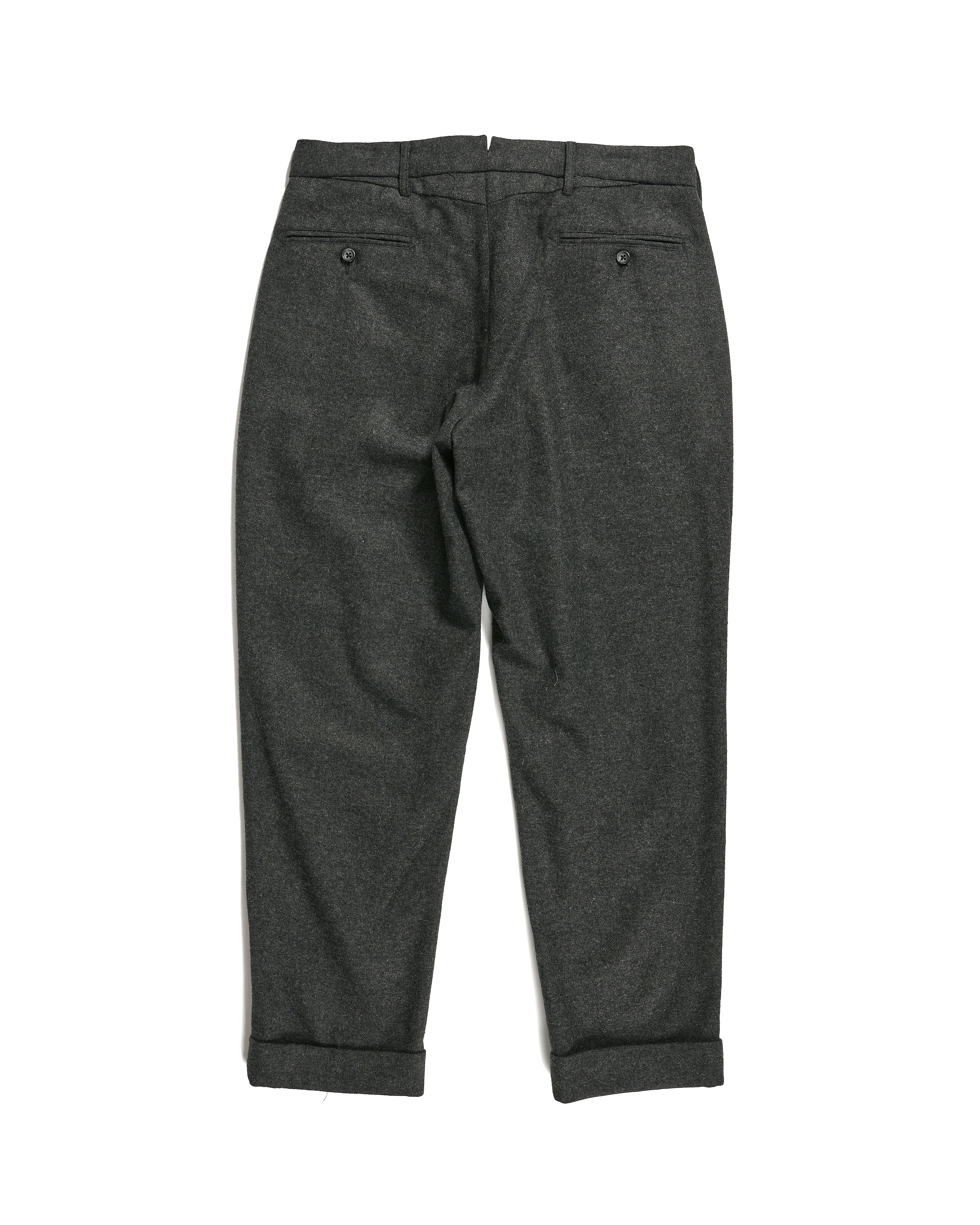 Engineered Garments Andover Pant - Grey Solid Poly Wool Flannel