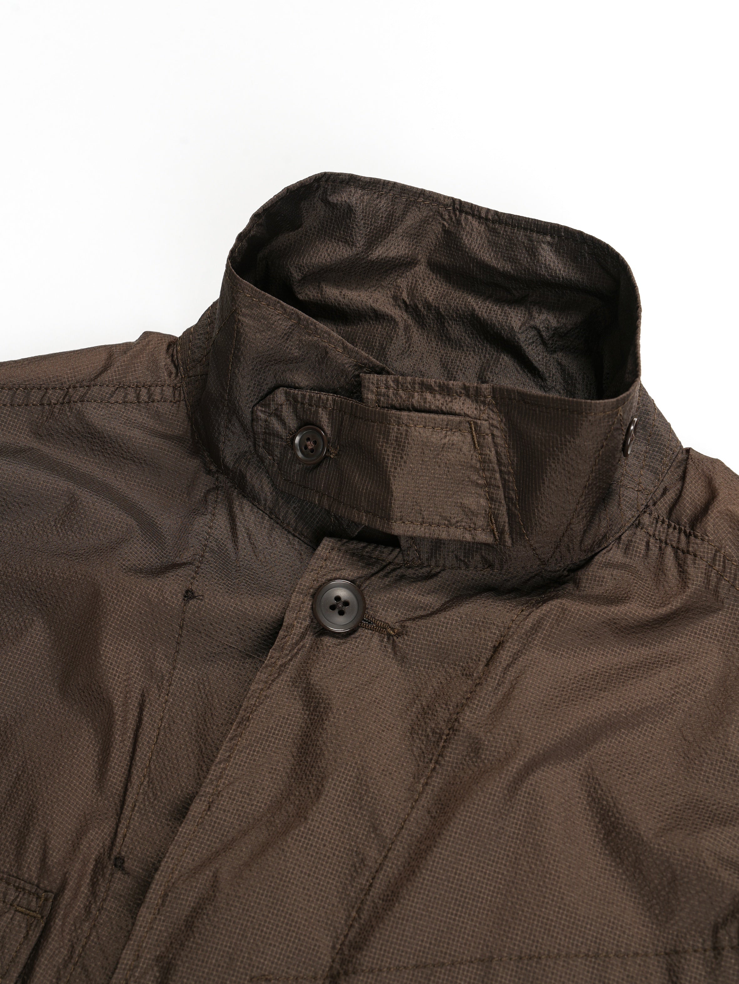 Engineered Garments BDU Jacket - Dk.Brown Nylon Micro Ripstop