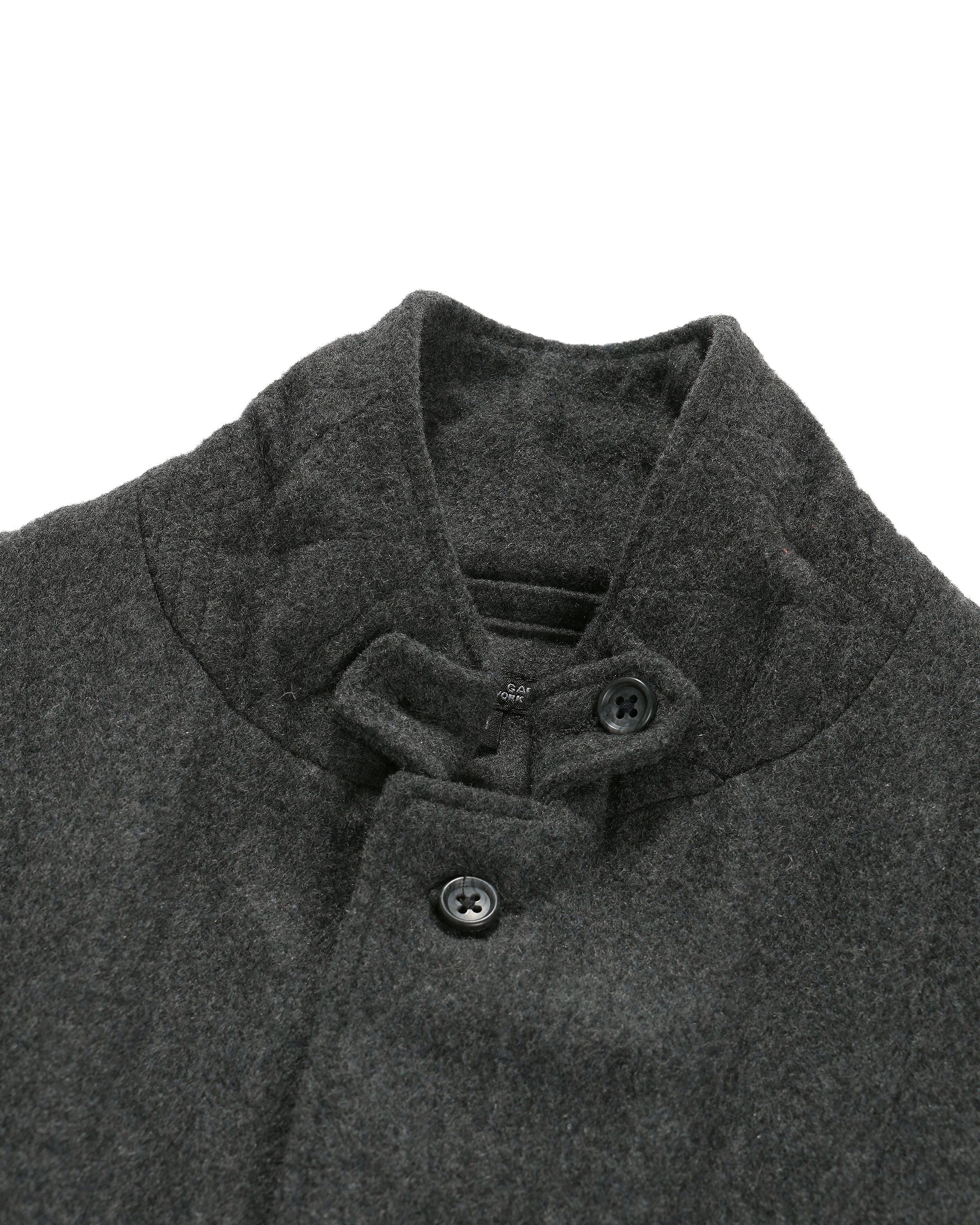 Engineered Garments Loiter Jacket - Grey Wool Polyester Heavy Flannel