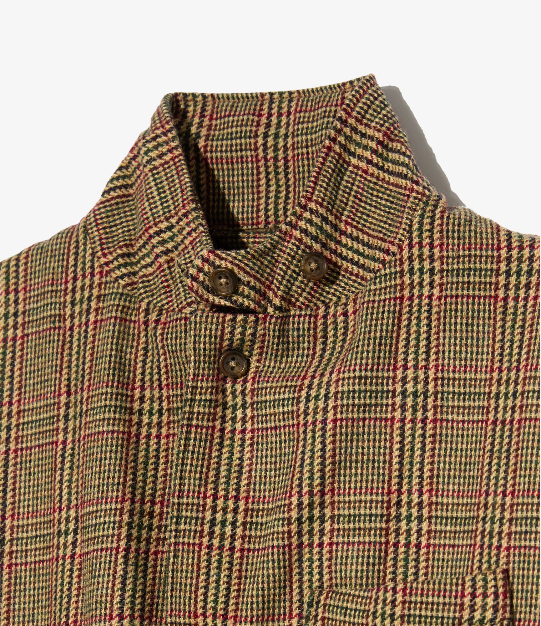 Loiter Jacket – Tan Glen Plaid Wool Blend