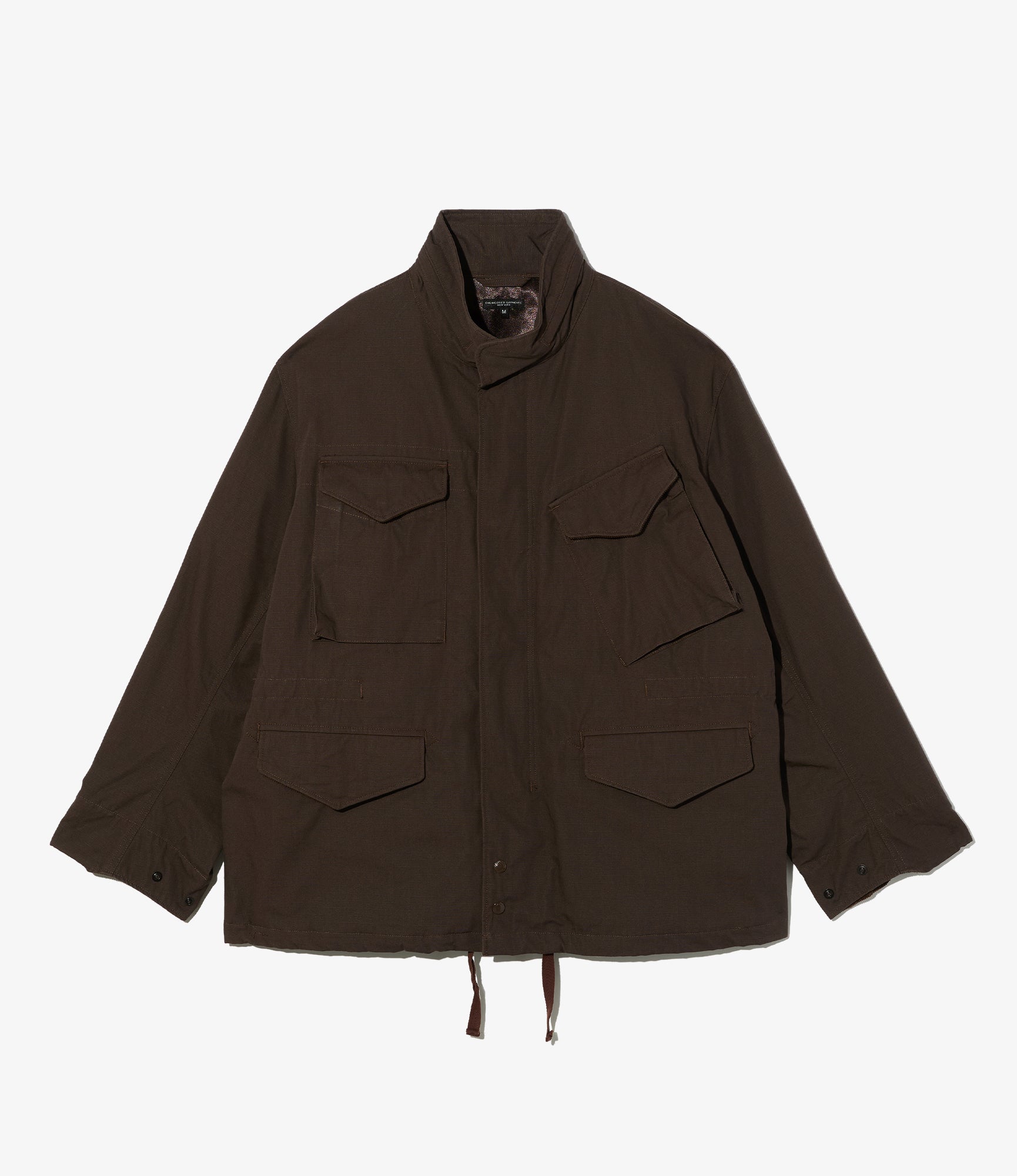 M65 Field Jacket – Dark Brown Heavy Ripstop Cotton