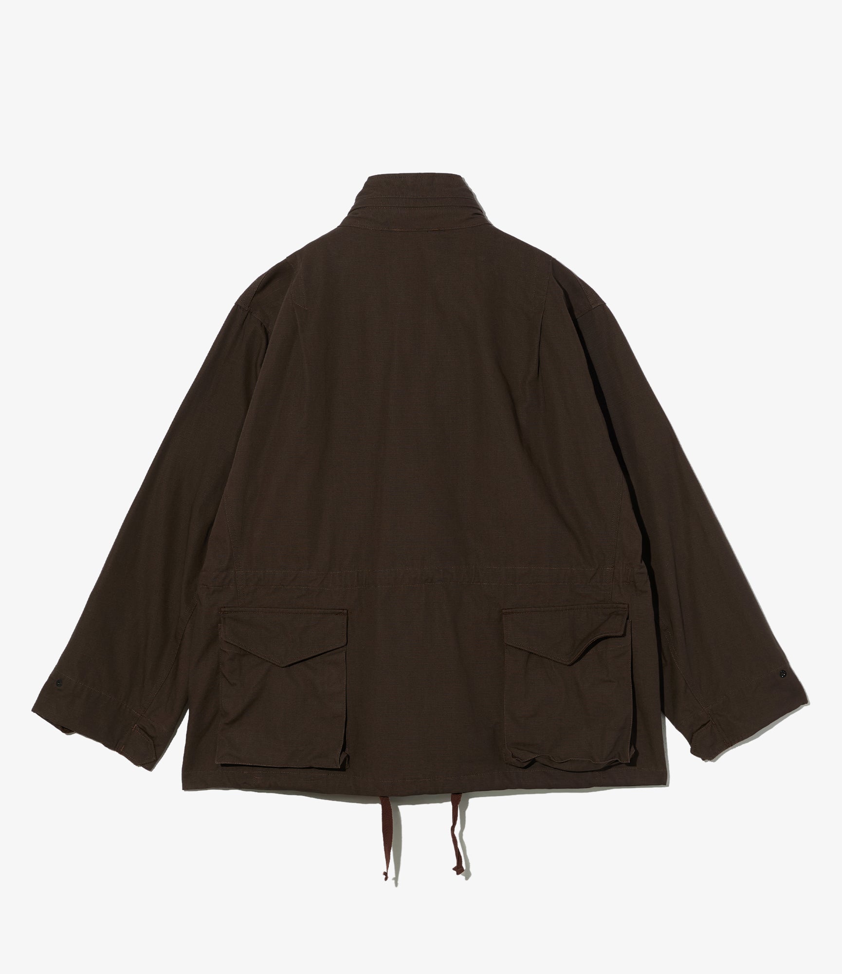 M65 Field Jacket – Dark Brown Heavy Ripstop Cotton
