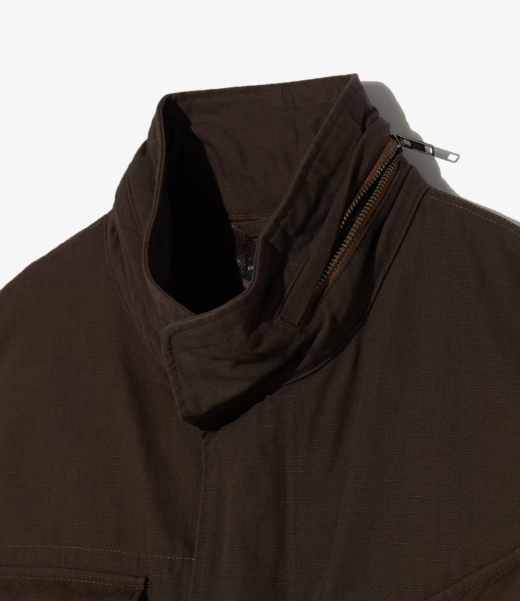 M65 Field Jacket – Dark Brown Heavy Ripstop Cotton