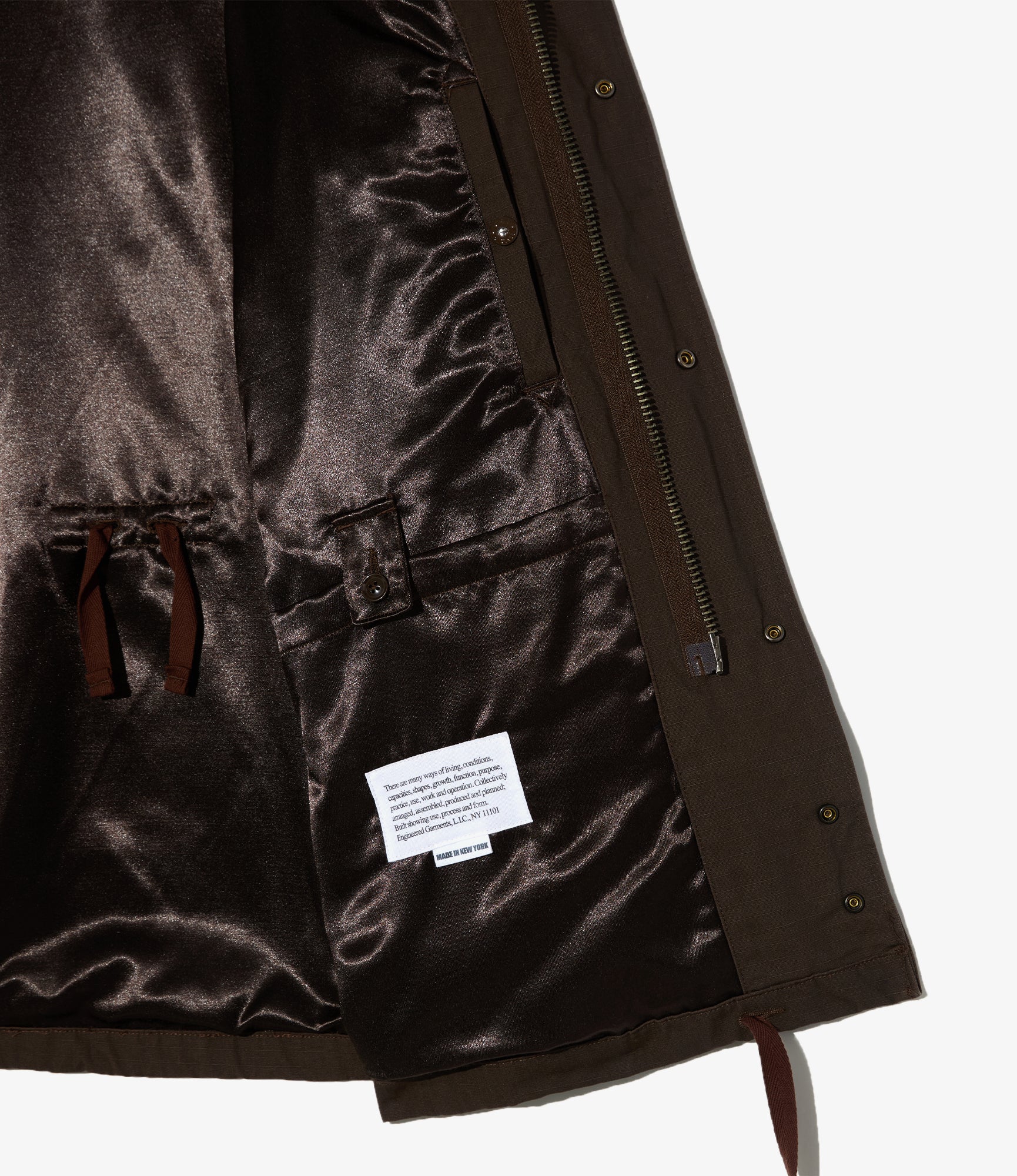 M65 Field Jacket – Dark Brown Heavy Ripstop Cotton