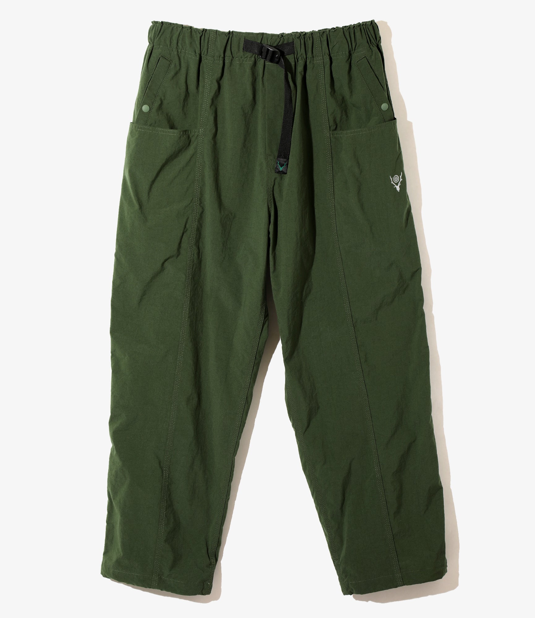 South2 West8 Belted C.S. Pant - Nylon Oxford - Green