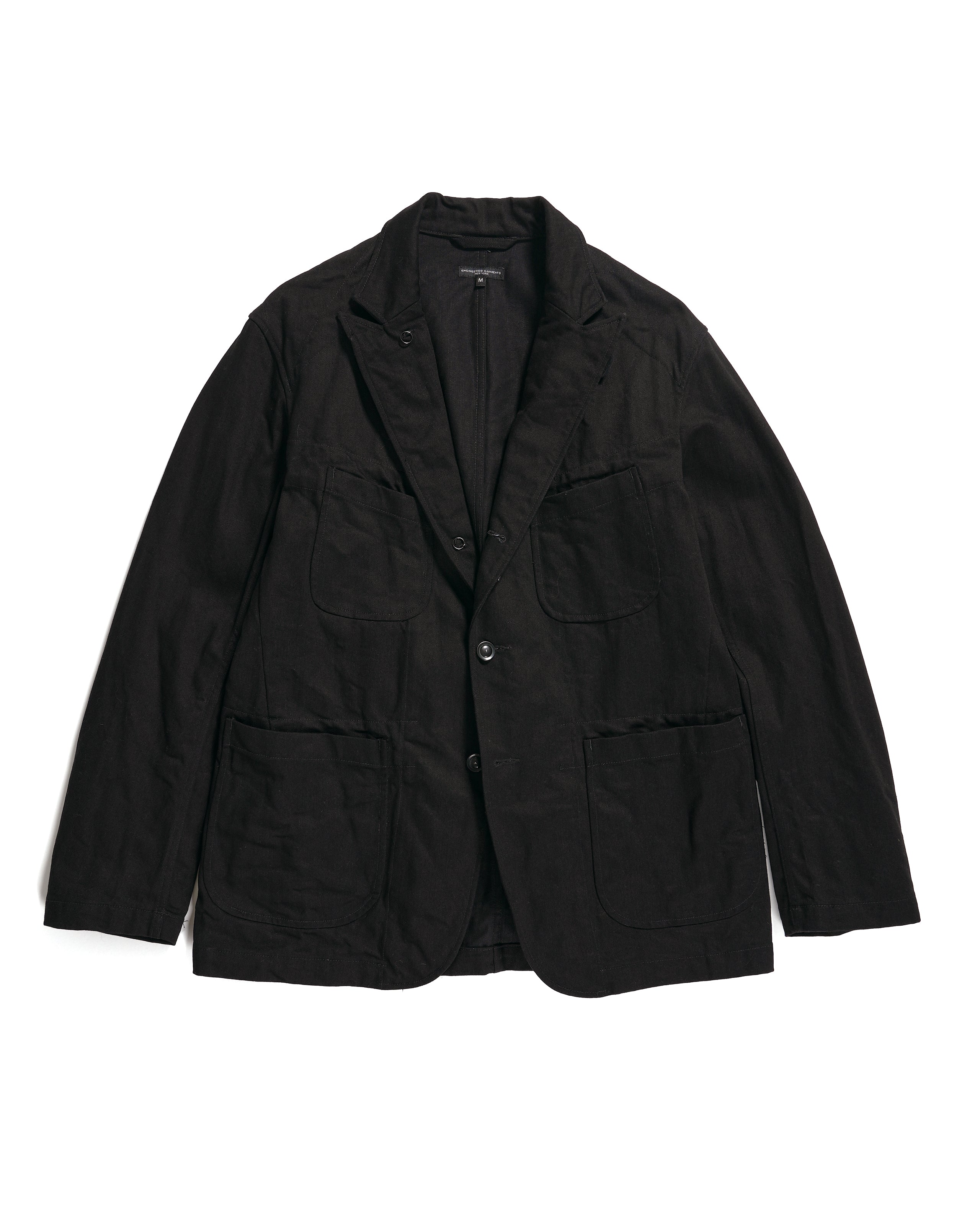 Engineered Garments Bedford Jacket - Black Cotton Bull Denim