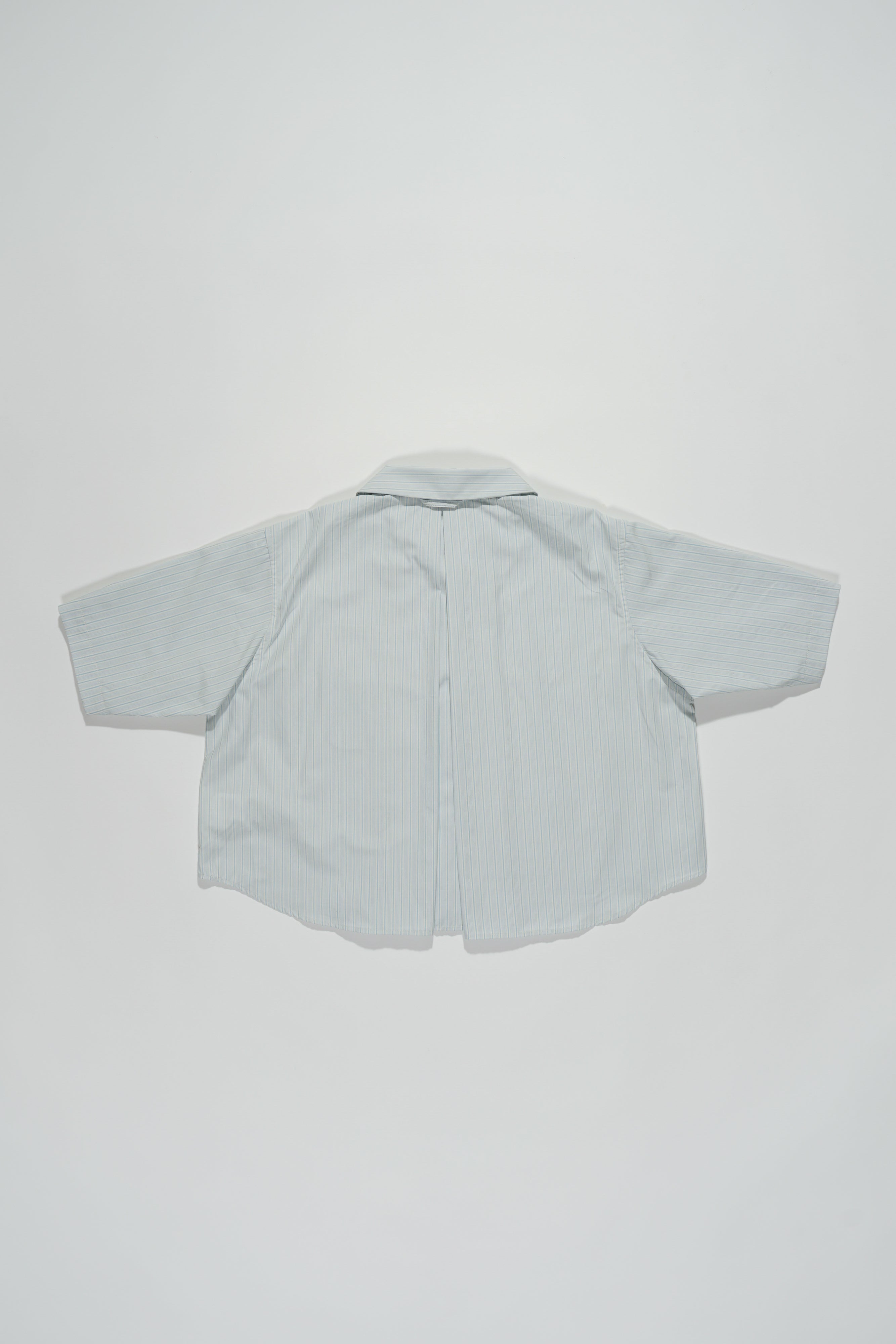 Engineered Garments Blank Label Crest Half Shirt - Lt Blue/Brown/Green Small Plaid